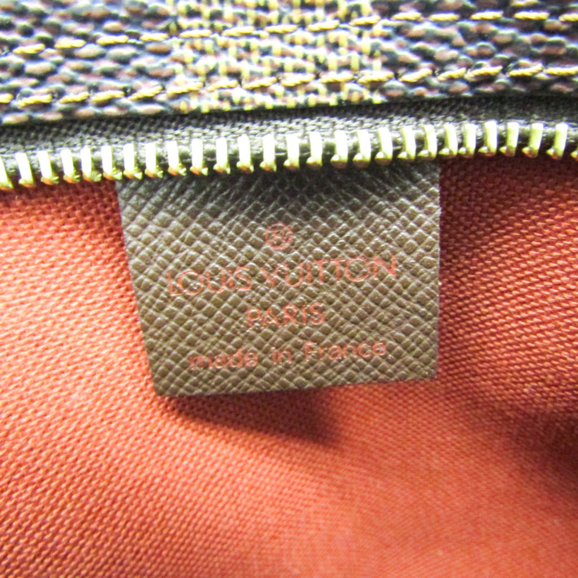 Louis Vuitton Trousse makeup, Brown, Canvas, handbag