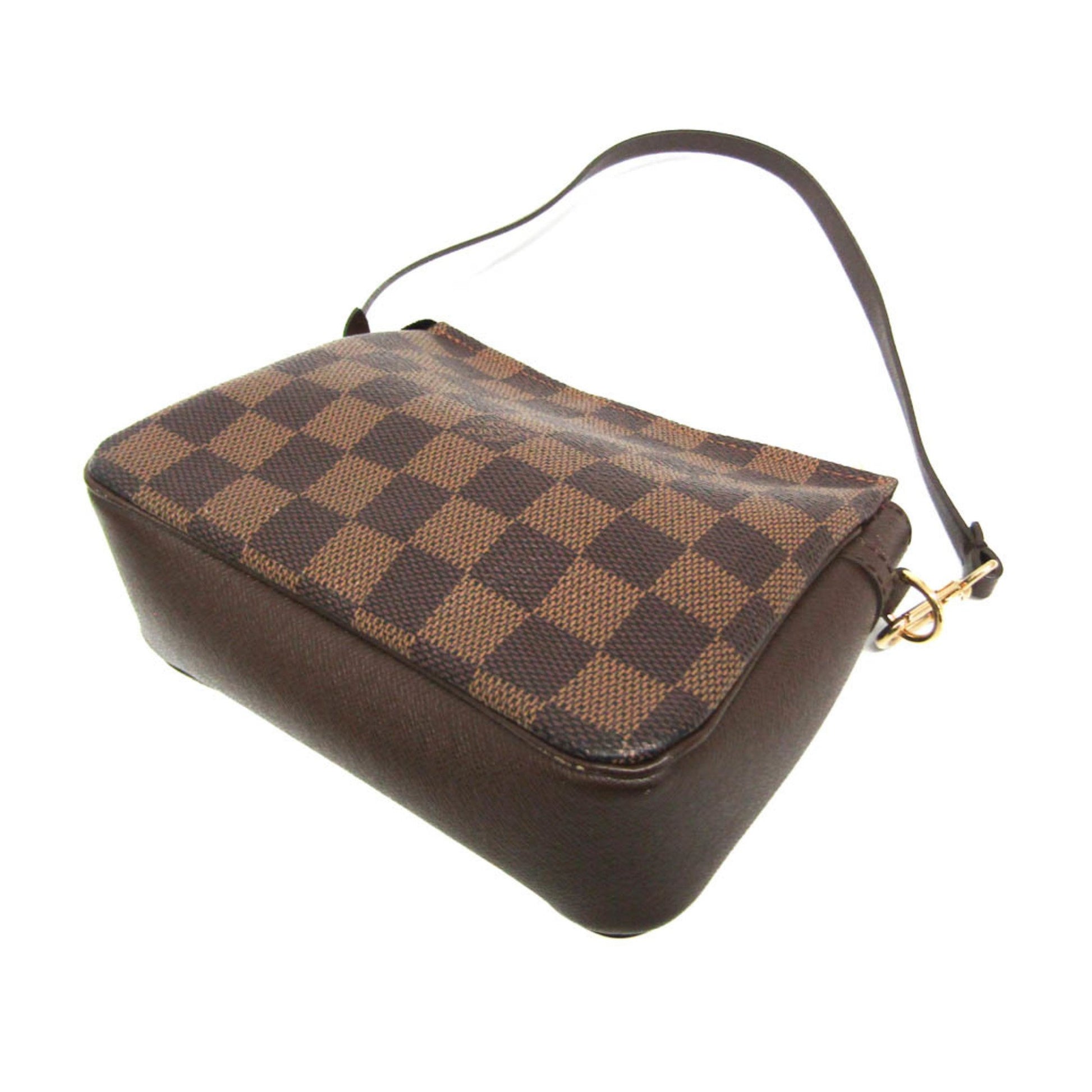 Louis Vuitton Trousse makeup, Brown, Canvas, handbag