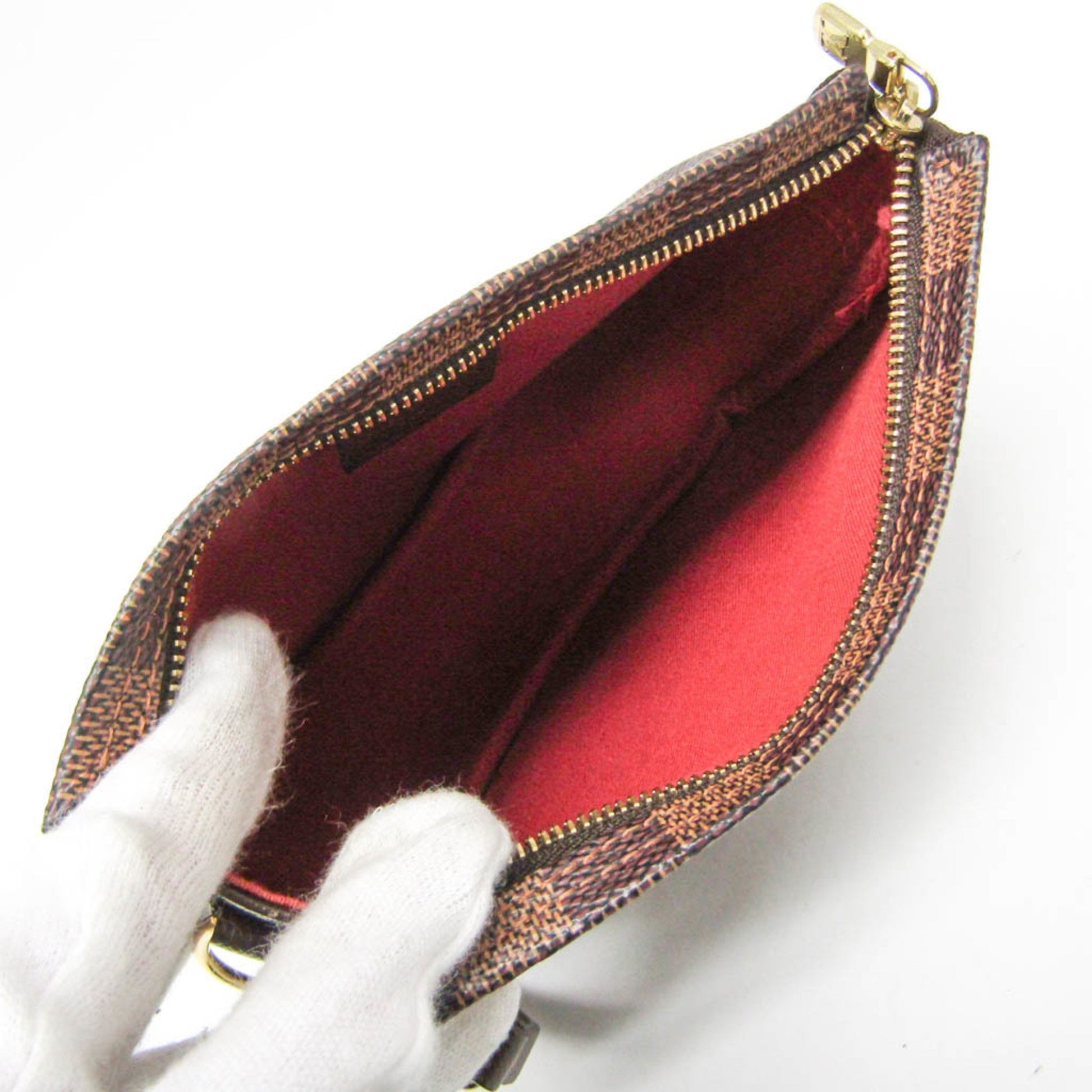Louis Vuitton Trousse makeup, Brown, Canvas, handbag