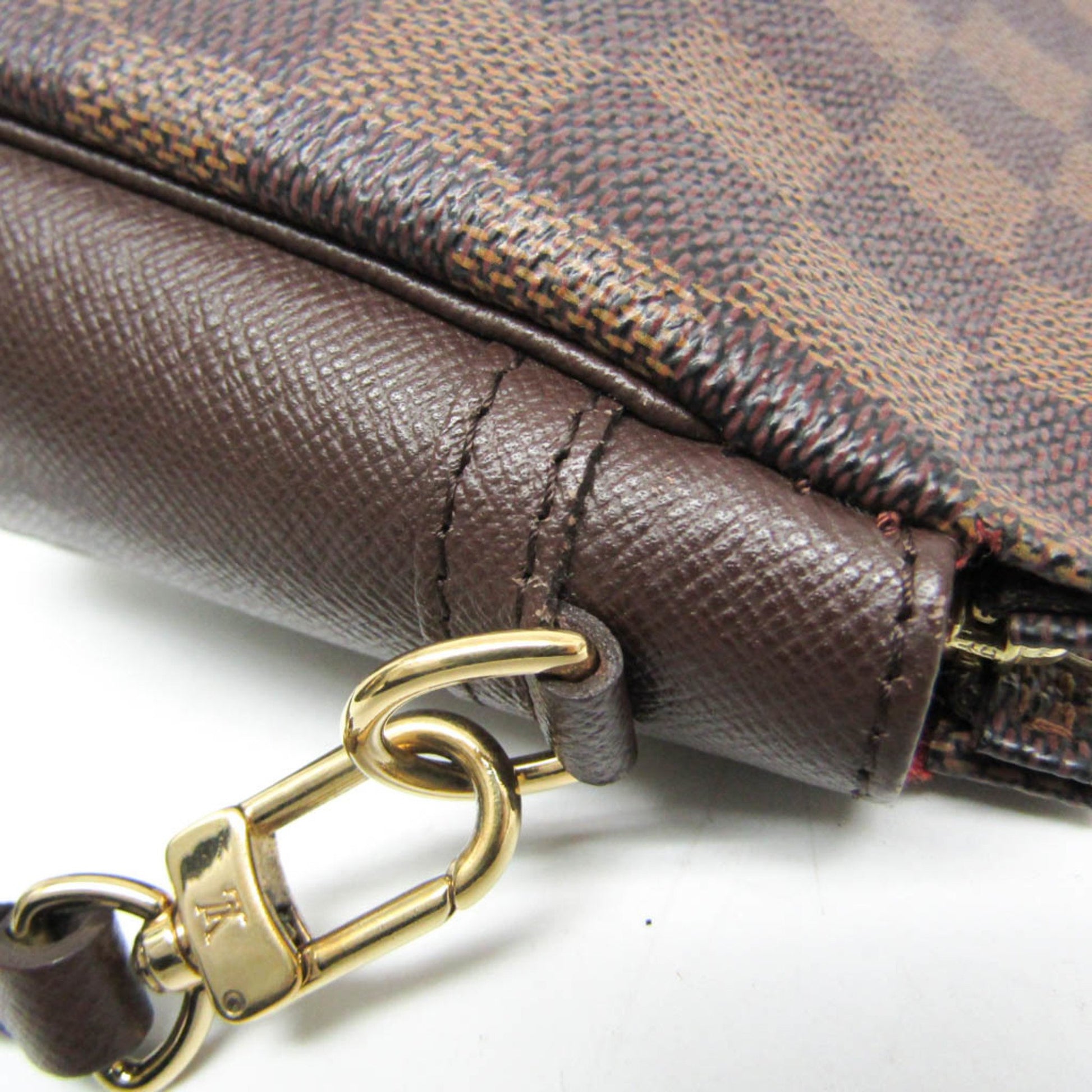 Louis Vuitton Trousse makeup, Brown, Canvas, handbag