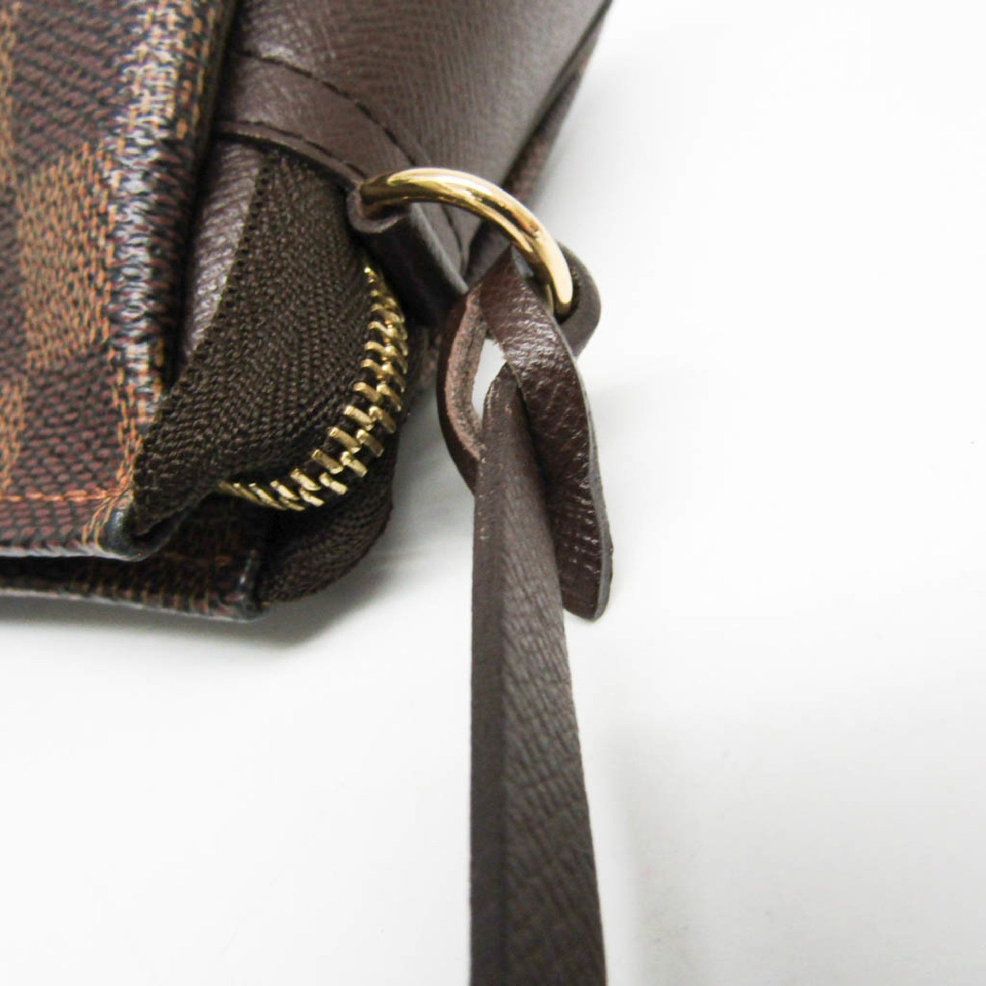 Louis Vuitton Trousse makeup, Brown, Canvas, handbag