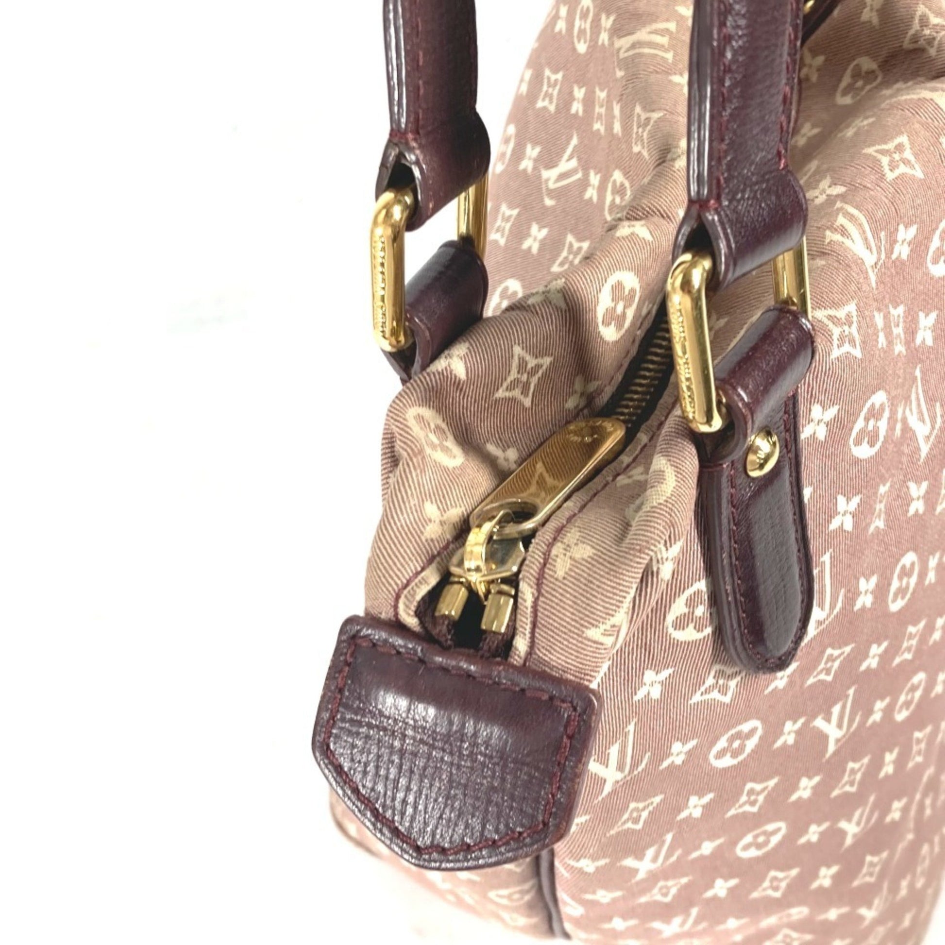 Louis Vuitton Balade, Burgundy, Canvas, shoulder