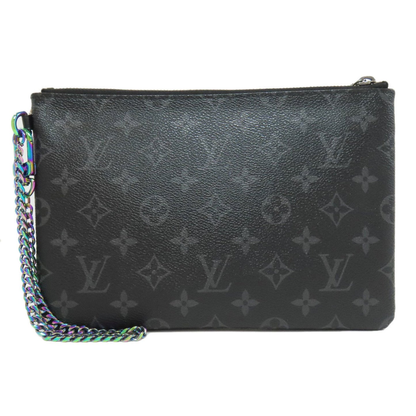 Louis Vuitton iPad Pouch, Black, Canvas, clutch