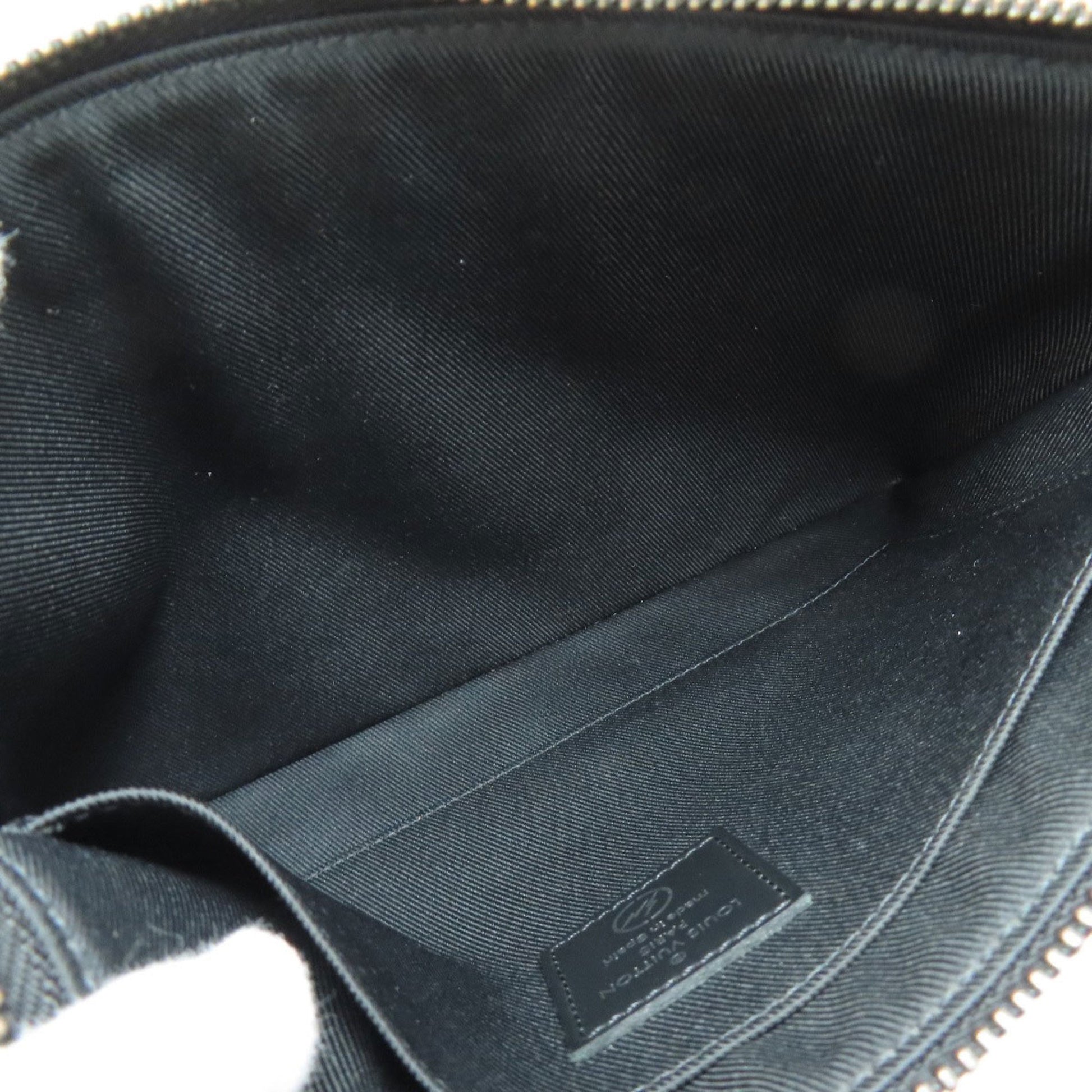 Louis Vuitton iPad Pouch, Black, Canvas, clutch