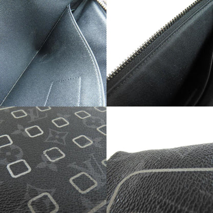 Louis Vuitton iPad Pouch, Black, Canvas, clutch