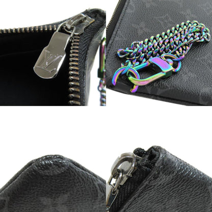 Louis Vuitton iPad Pouch, Black, Canvas, clutch