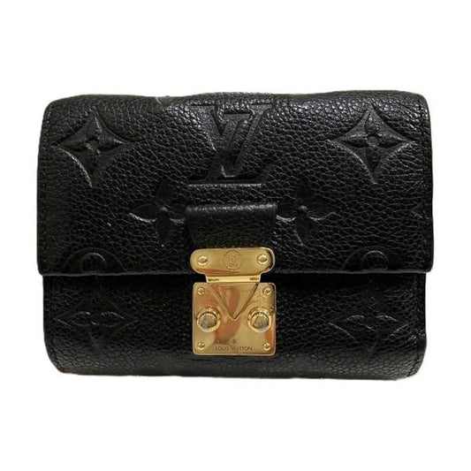 Louis Vuitton Metis, Black, Leather, wallet