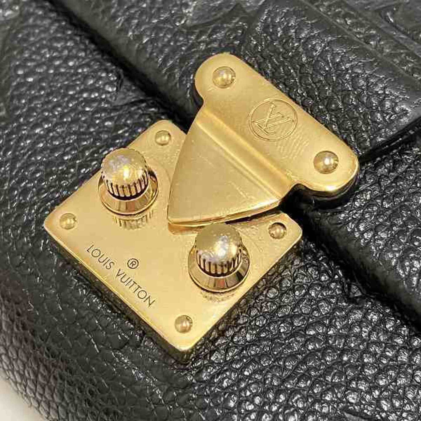 Louis Vuitton Metis, Black, Leather, wallet