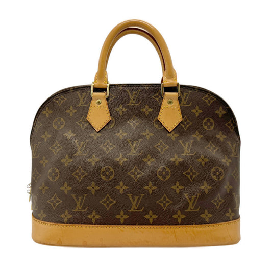 Louis Vuitton Alma, Brown, Canvas, handbag