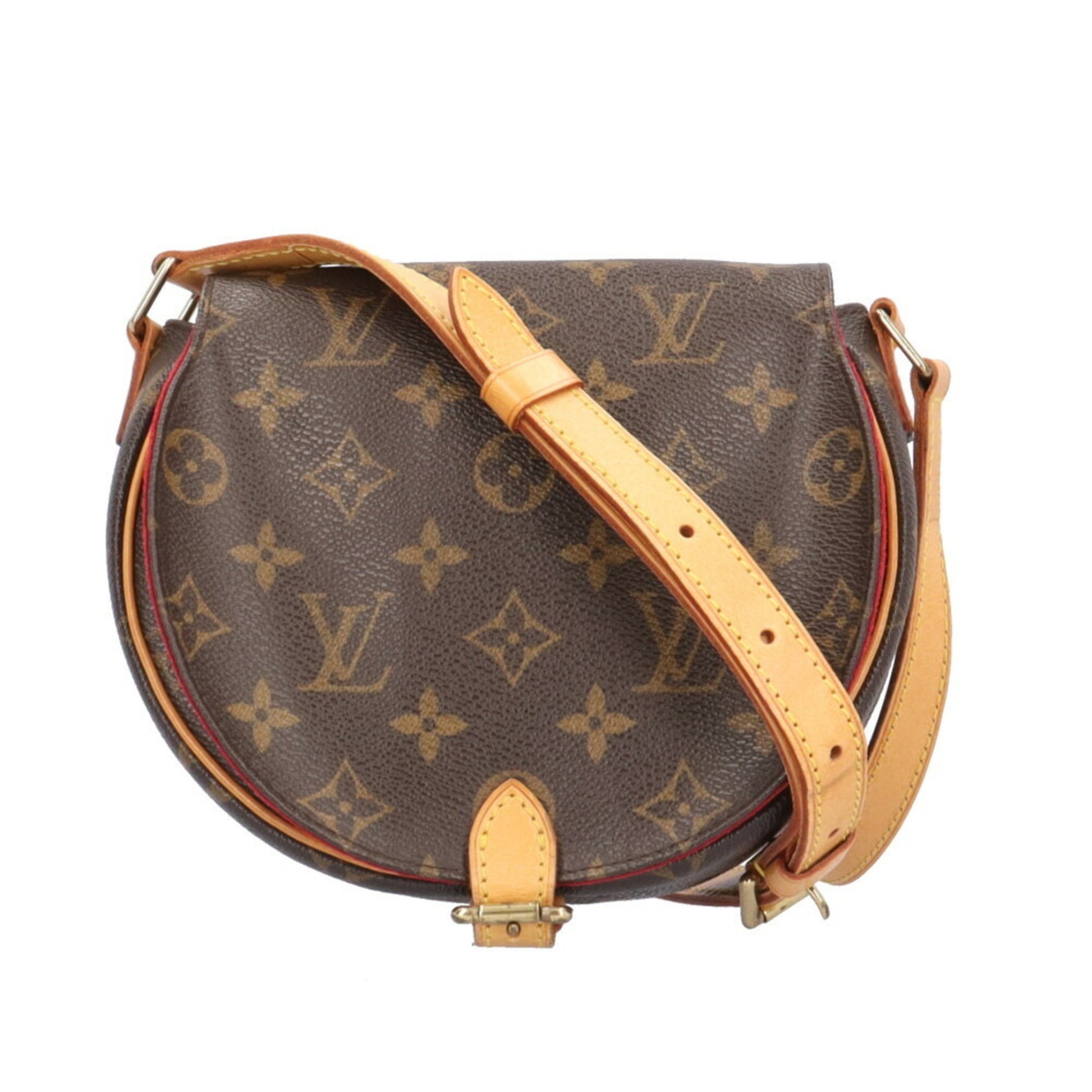 Louis Vuitton Tambourin, Brown, Canvas, shoulder