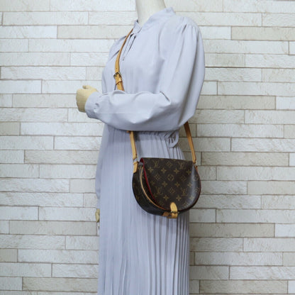 Louis Vuitton Tambourin, Brown, Canvas, shoulder