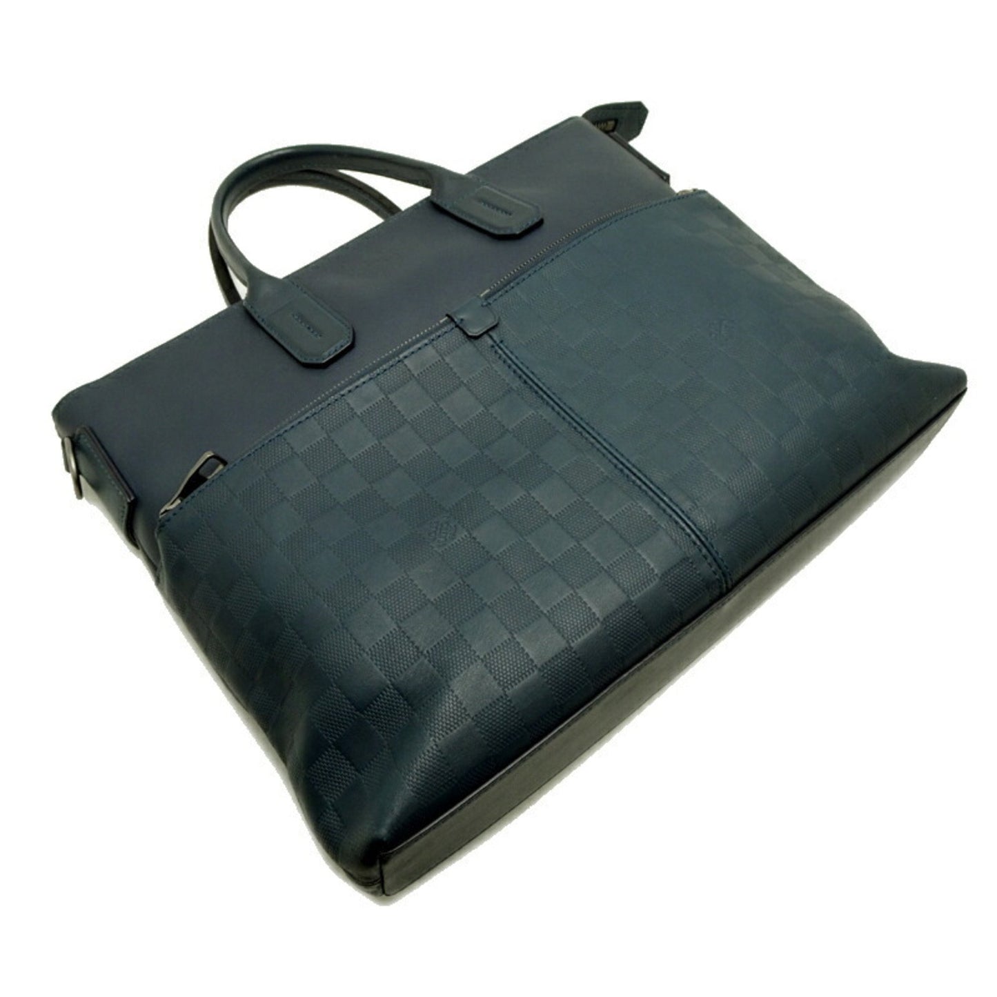 Louis Vuitton 7DW, Navy, Leather, handbag