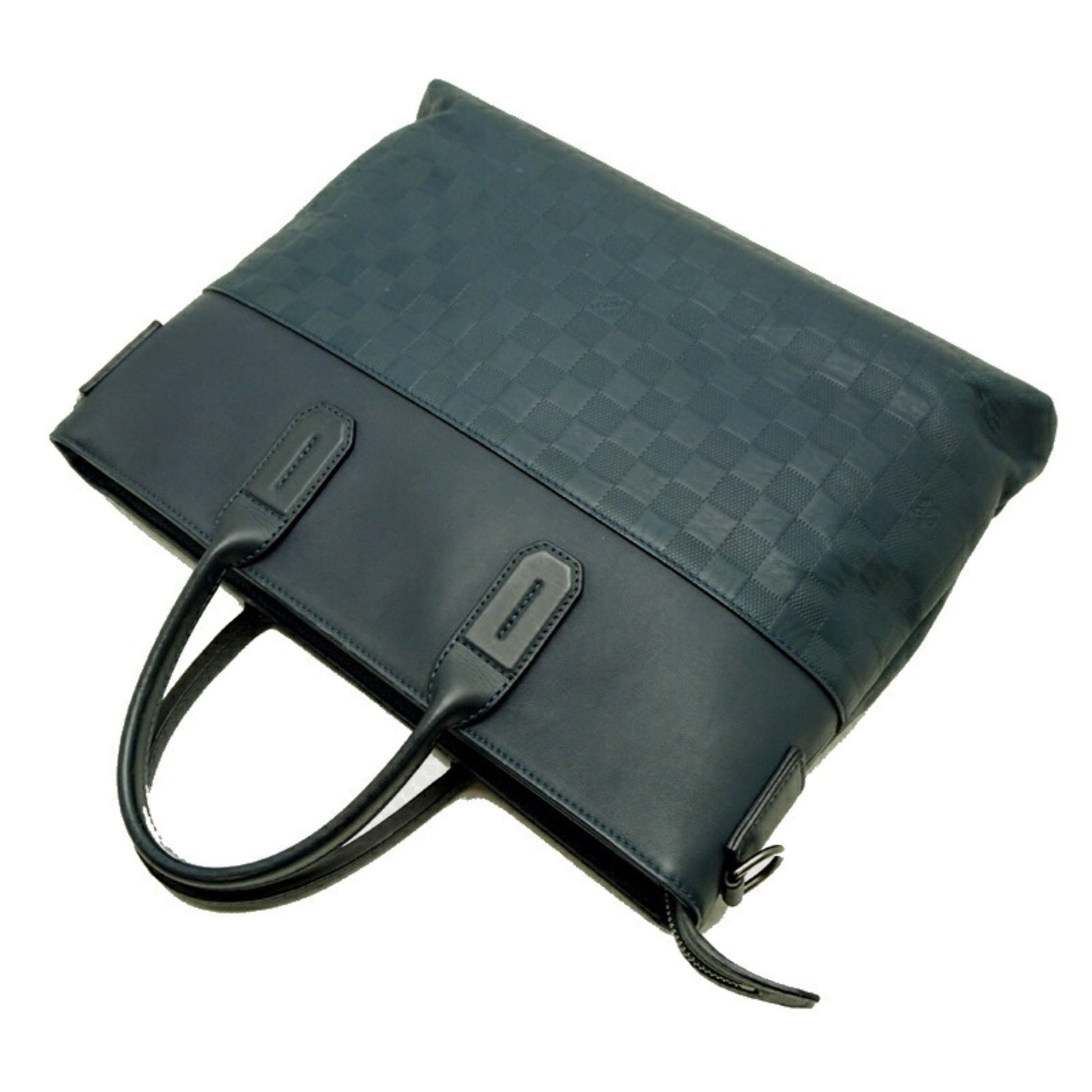 Louis Vuitton 7DW, Navy, Leather, handbag