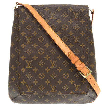 Louis Vuitton Musette, Brown, Canvas, shoulder