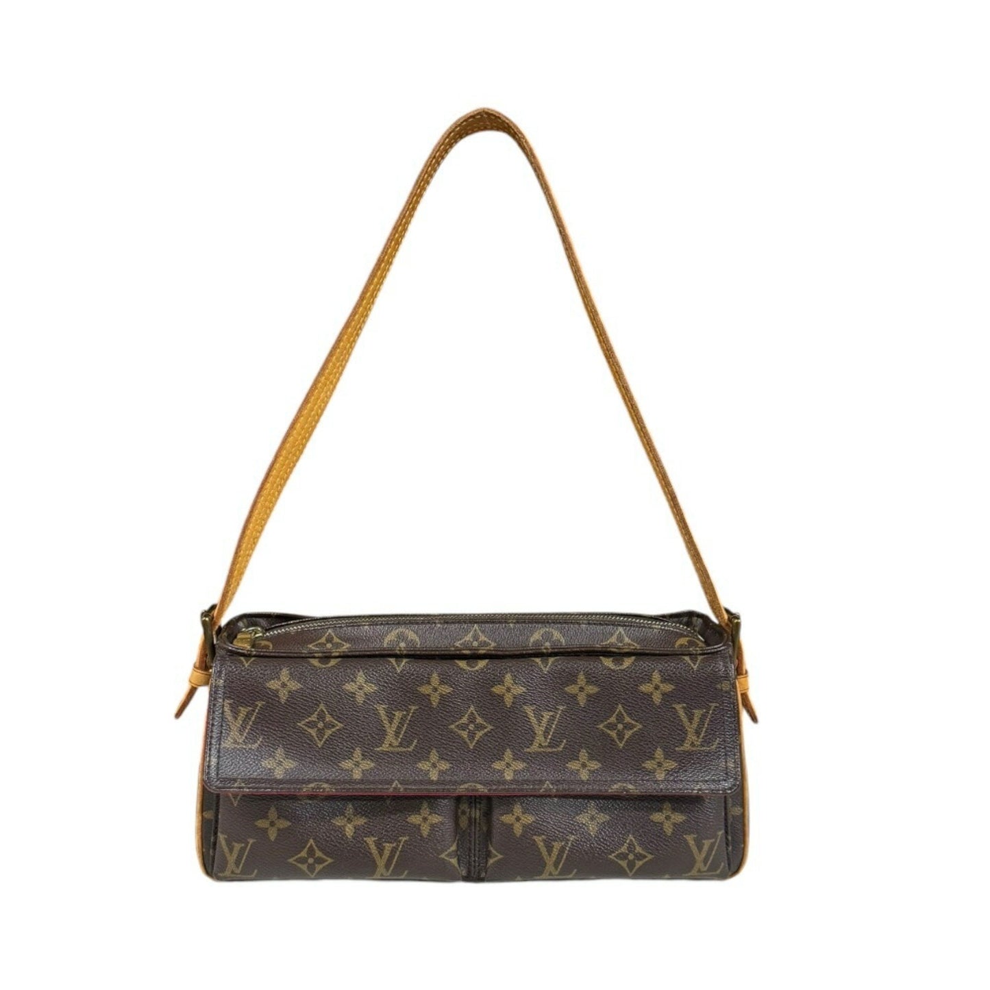 Louis Vuitton Viva Cité, Brown, Canvas, shoulder
