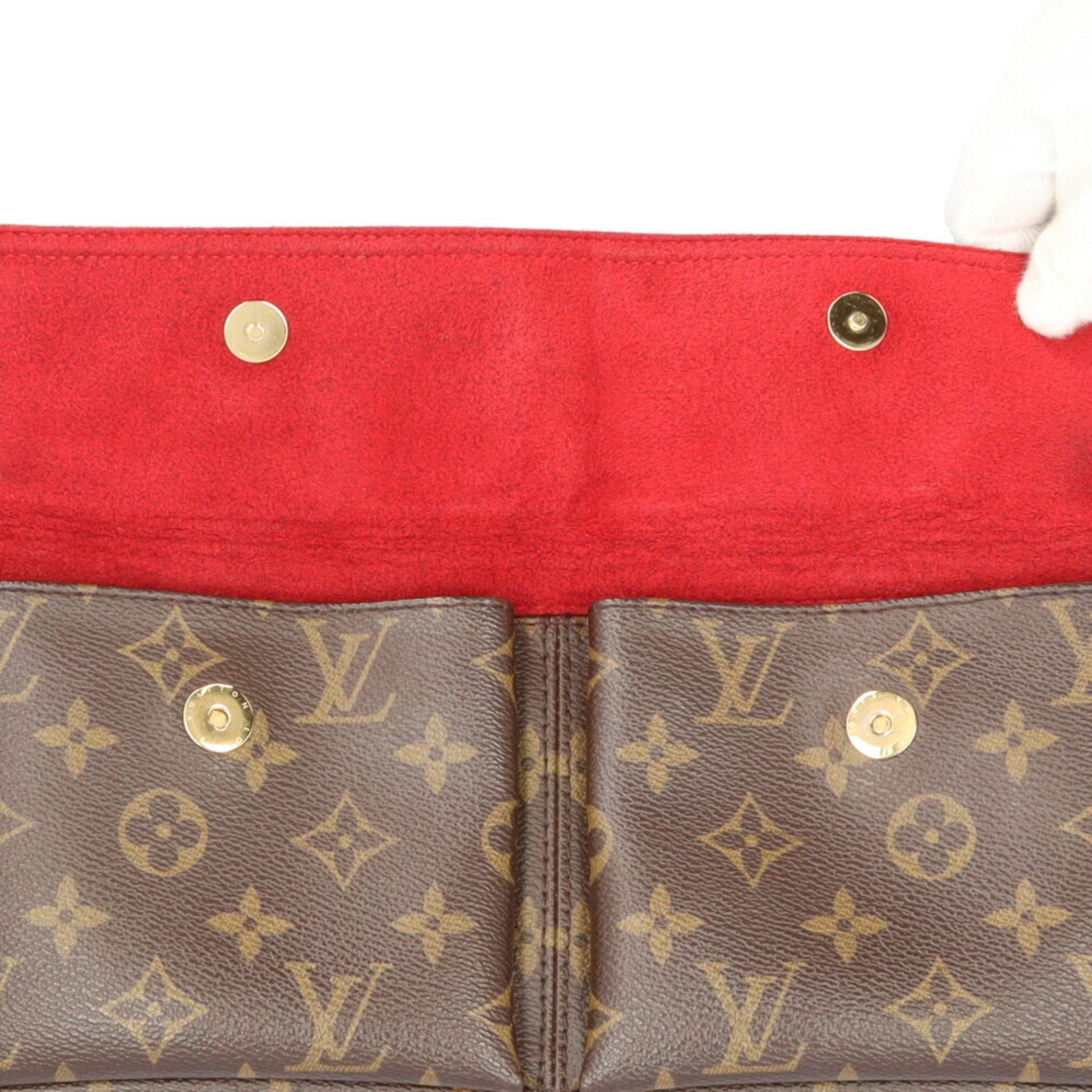 Louis Vuitton Viva Cité, Brown, Canvas, shoulder