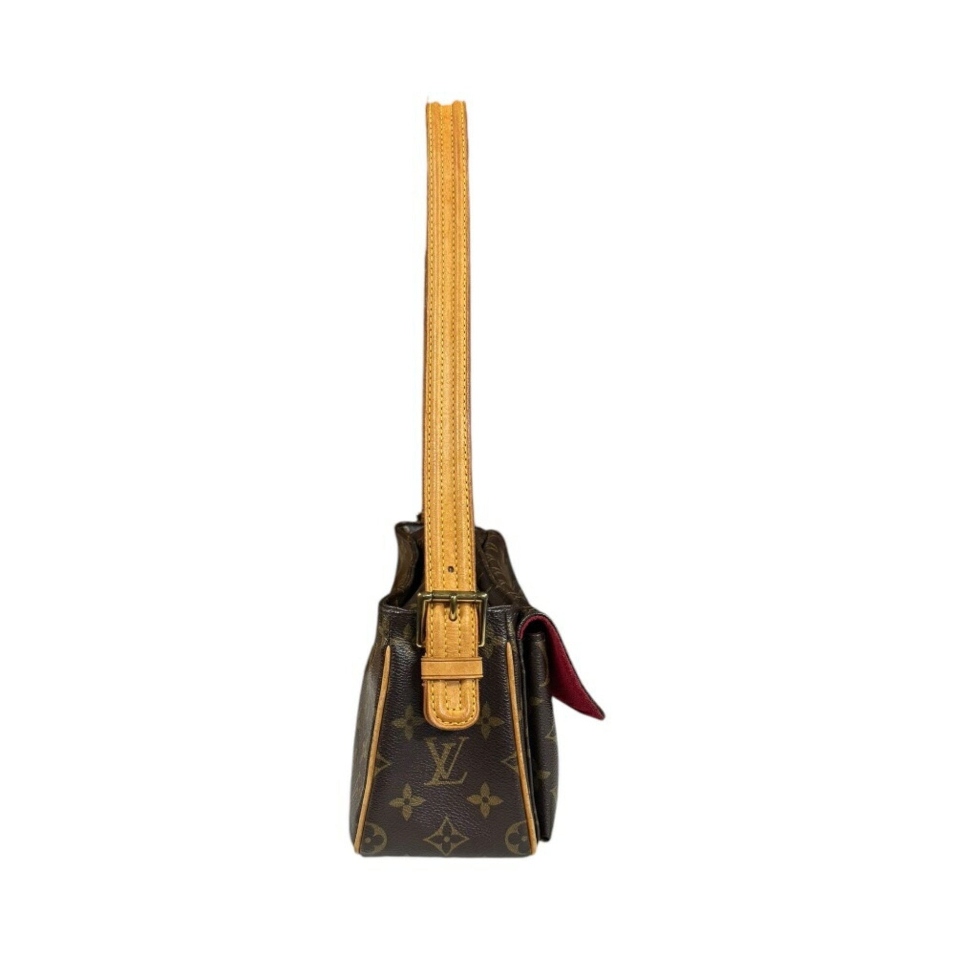 Louis Vuitton Viva Cité, Brown, Canvas, shoulder