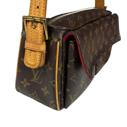 Louis Vuitton Viva Cité, Brown, Canvas, shoulder