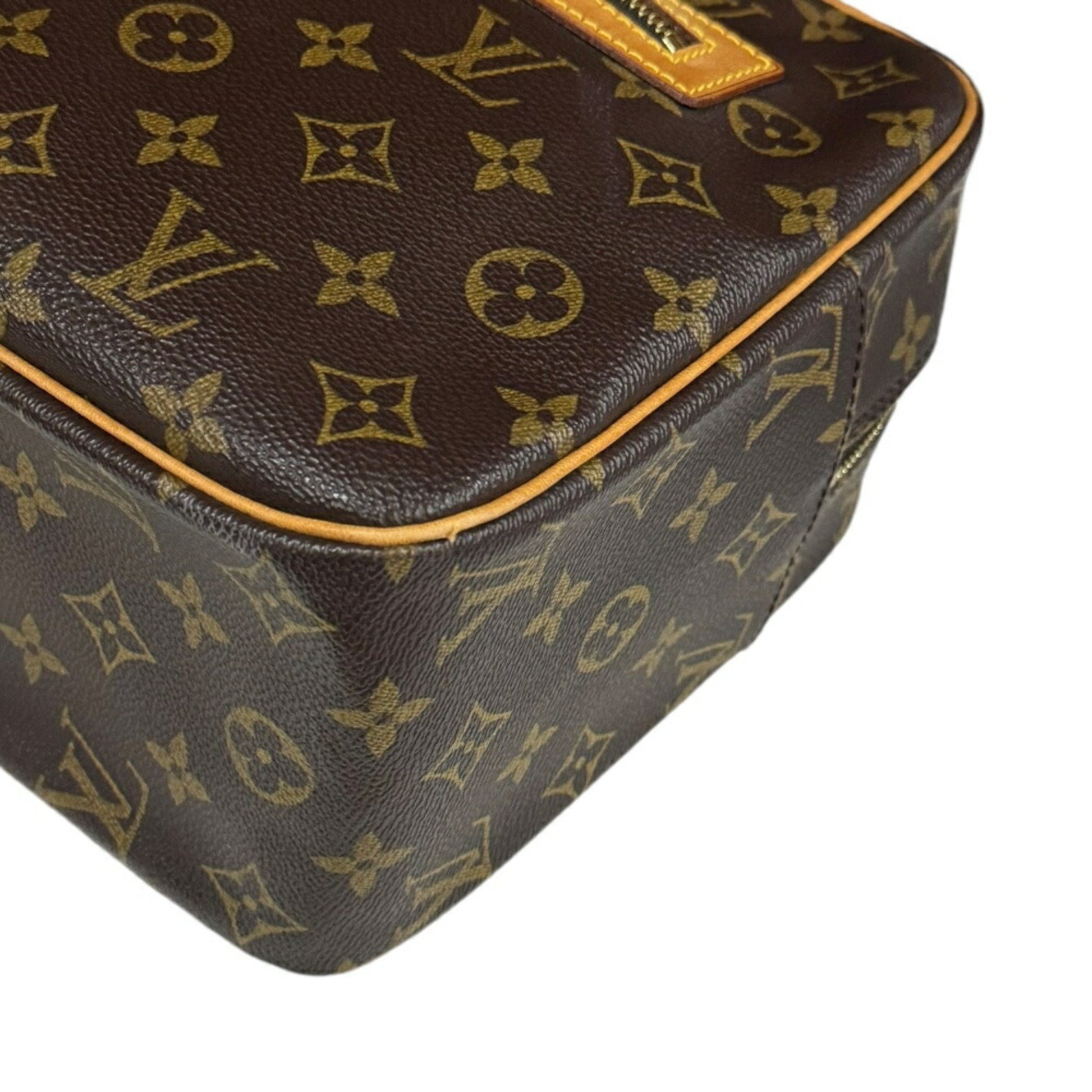 Louis Vuitton Cite, Brown, Canvas, shoulder