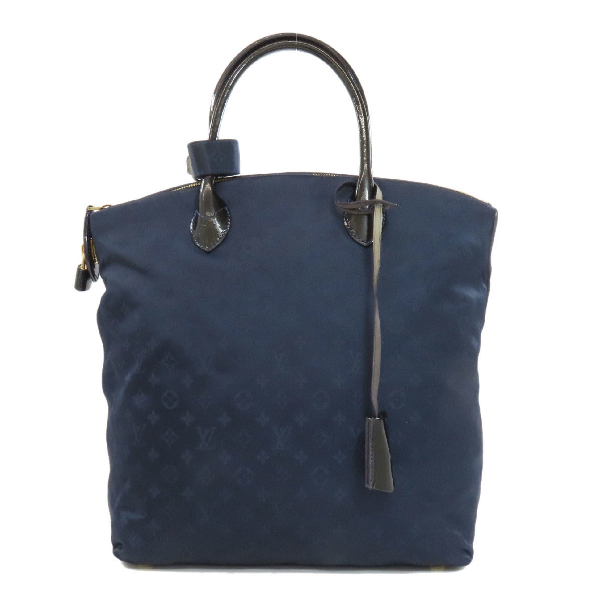 Louis Vuitton Lockit, Navy, Canvas, handbag