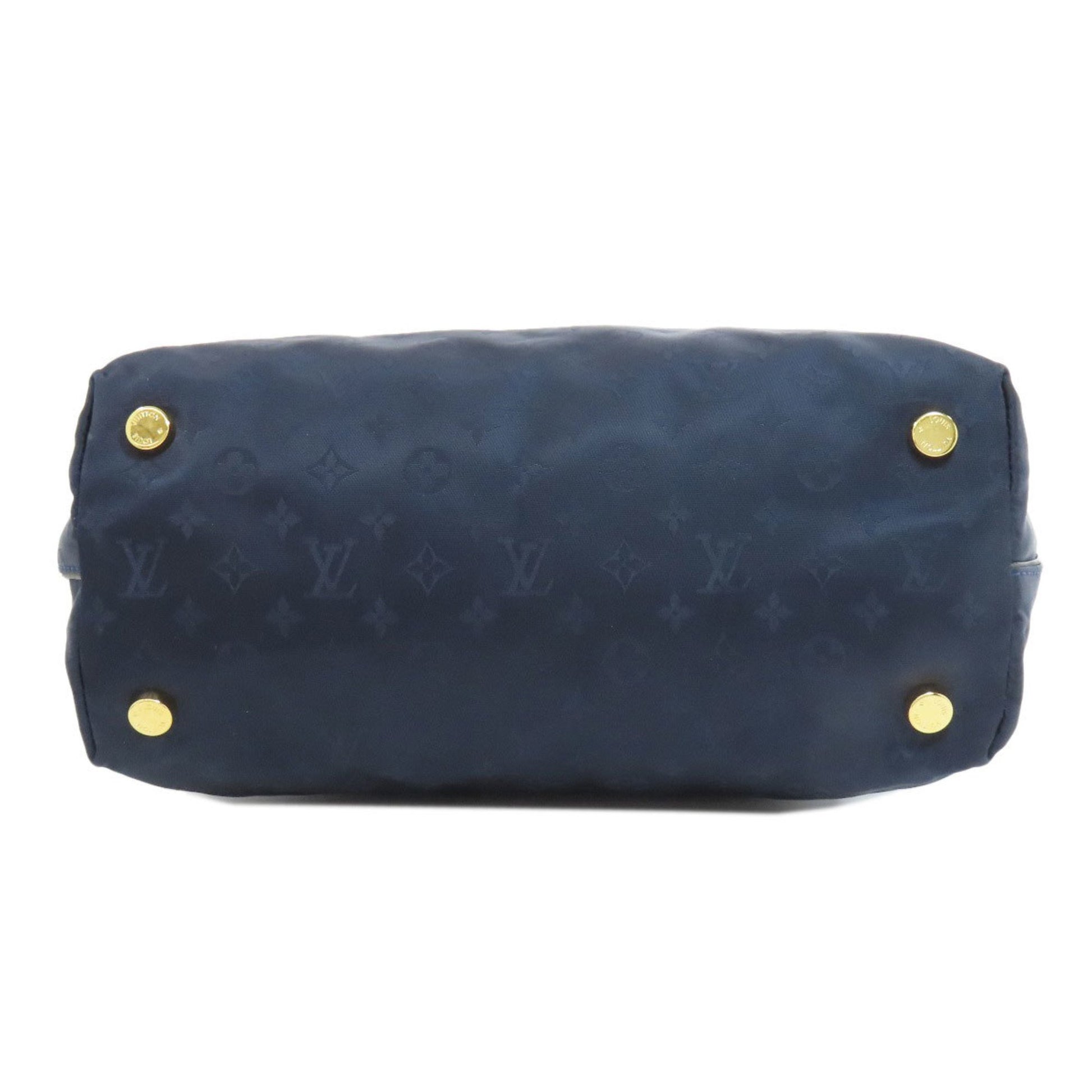 Louis Vuitton Lockit, Navy, Canvas, handbag