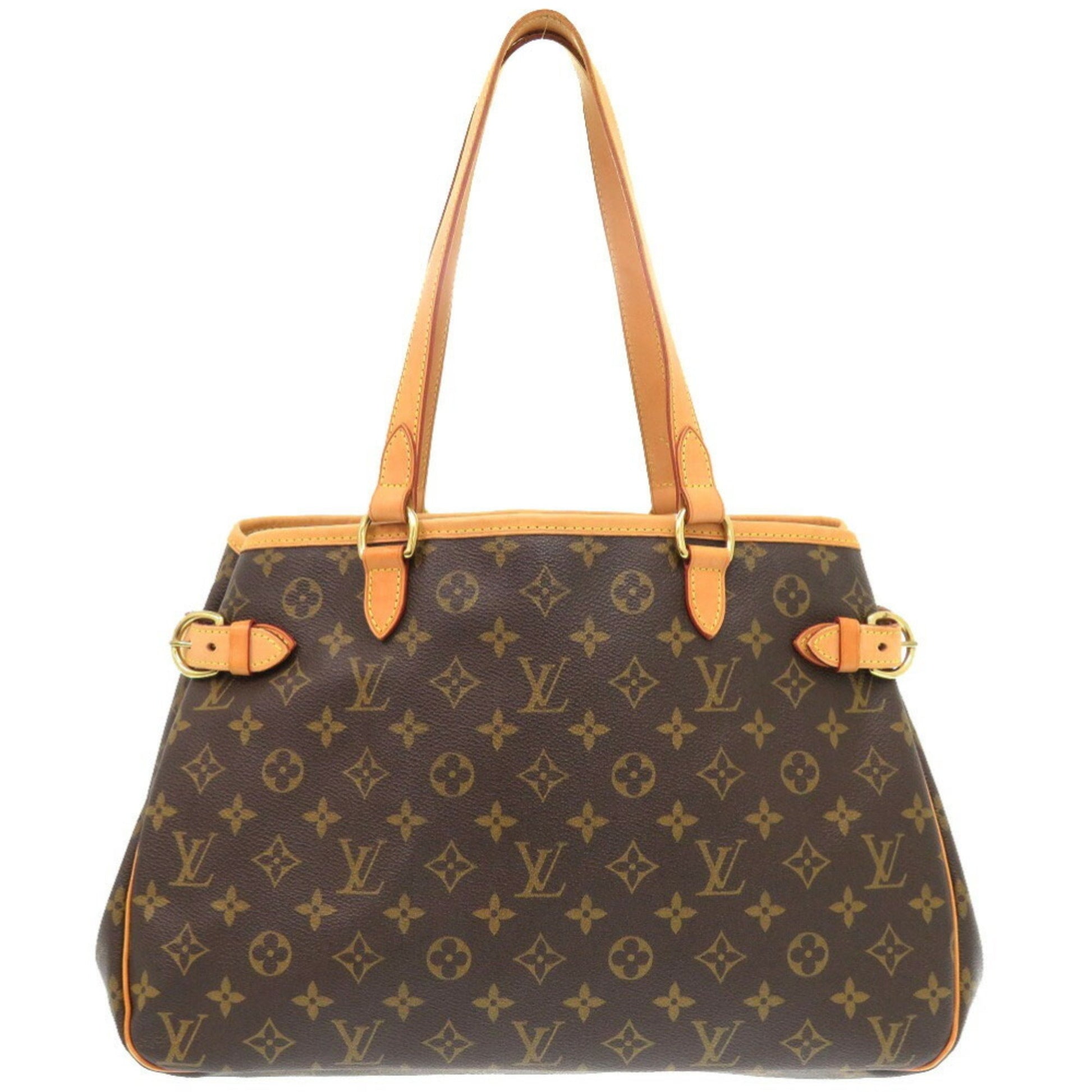 Louis Vuitton Batignolles, Brown, Canvas, tote