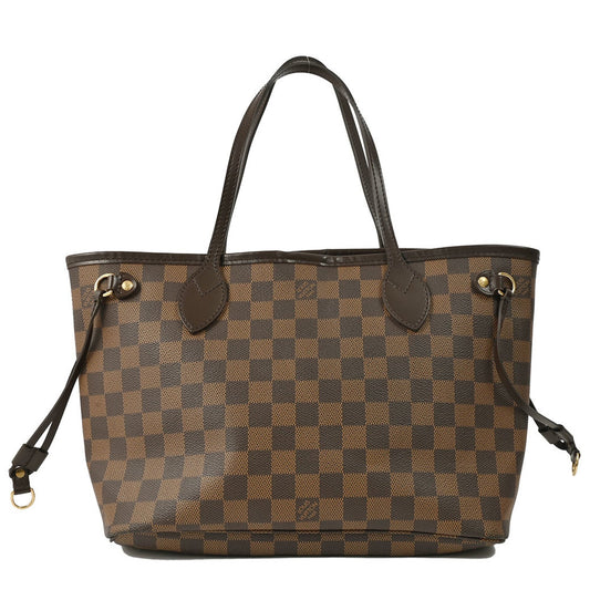 Louis Vuitton Neverfull PM, Brown, Canvas, tote