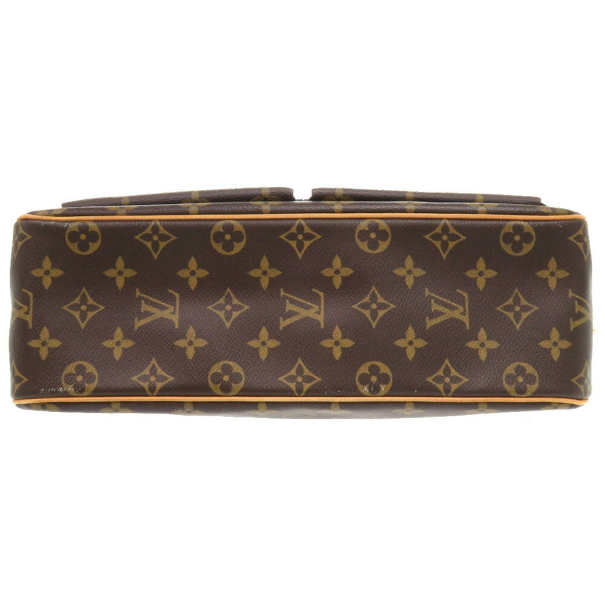 Louis Vuitton Viva Cité, Brown, Canvas, shoulder