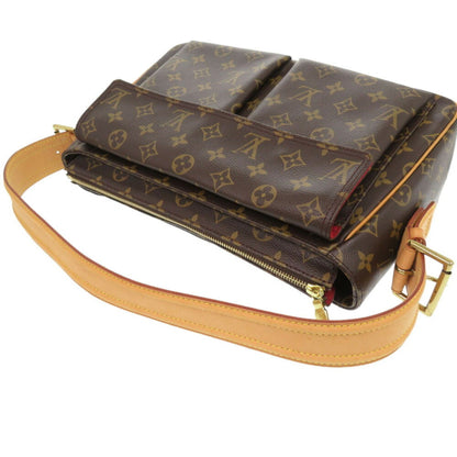 Louis Vuitton Viva Cité, Brown, Canvas, shoulder