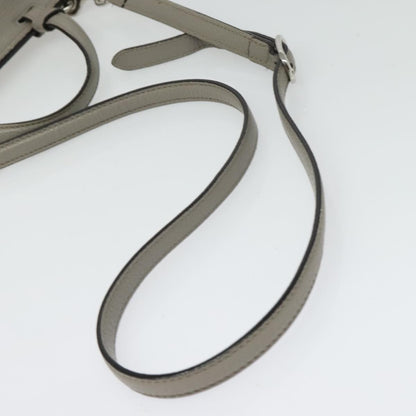 Gucci Bamboo Daily Top Handle Leather, Gray, Leather, Shoulder Bag