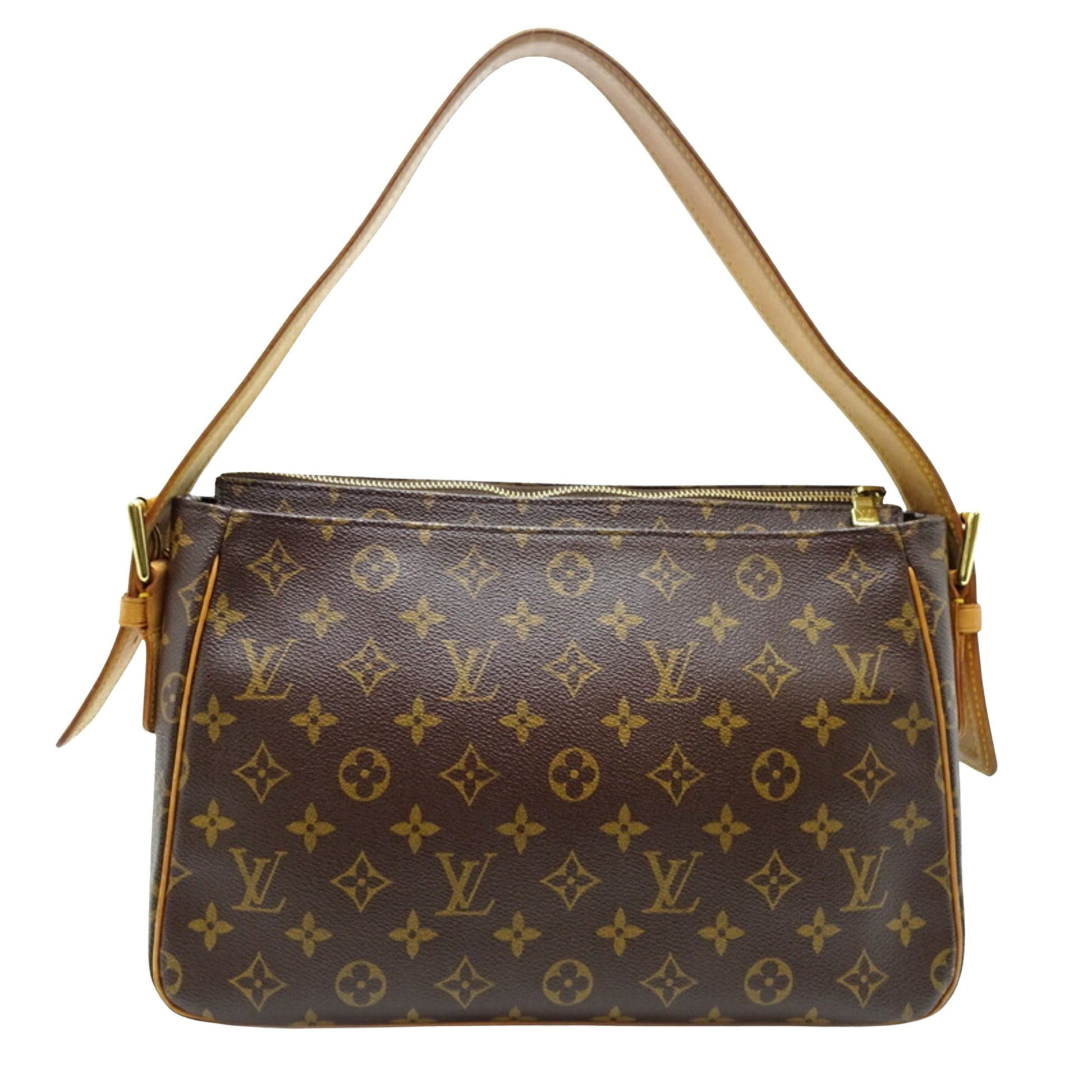 Louis Vuitton Viva Cité, Brown, Canvas, shoulder