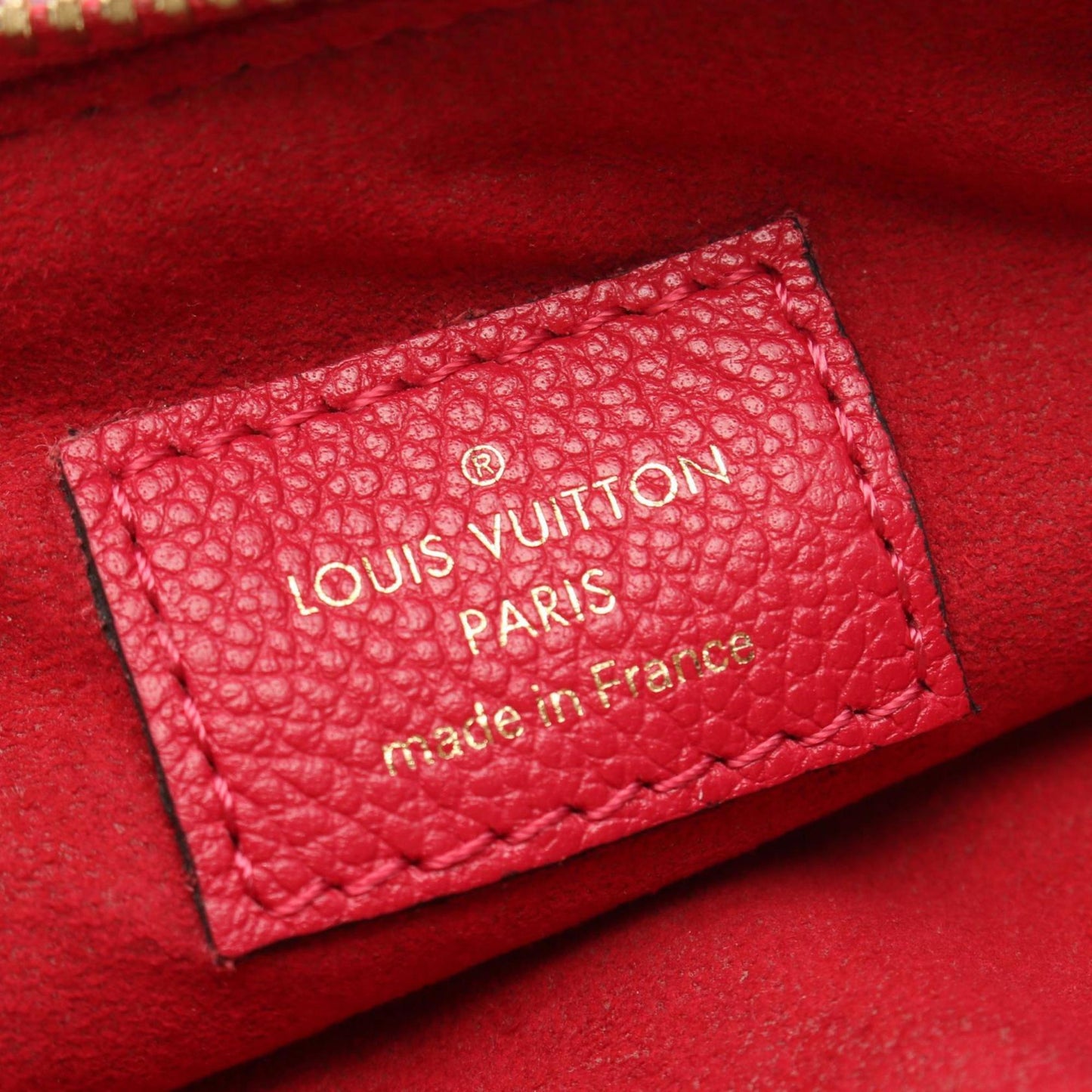 Louis Vuitton Twice, Red, Leather, shoulder