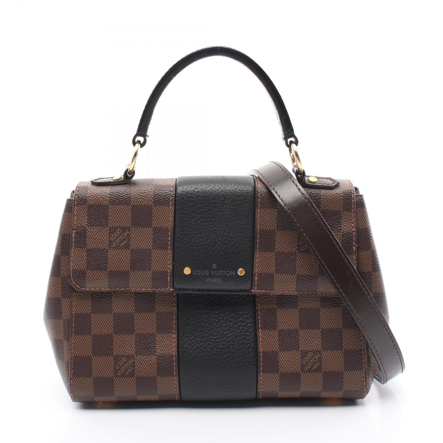 Louis Vuitton Bond Street, Brown, Canvas, handbag