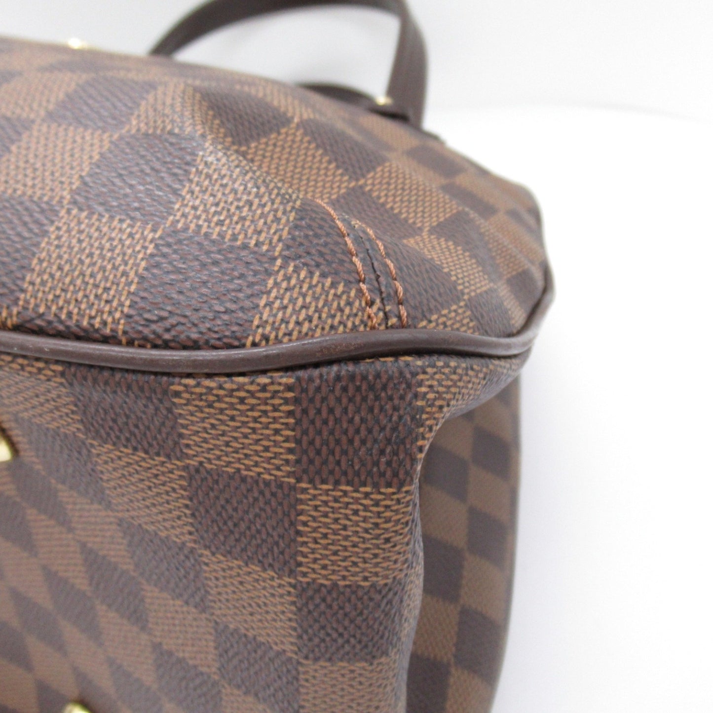 Louis Vuitton Greet, Brown, Canvas, tote