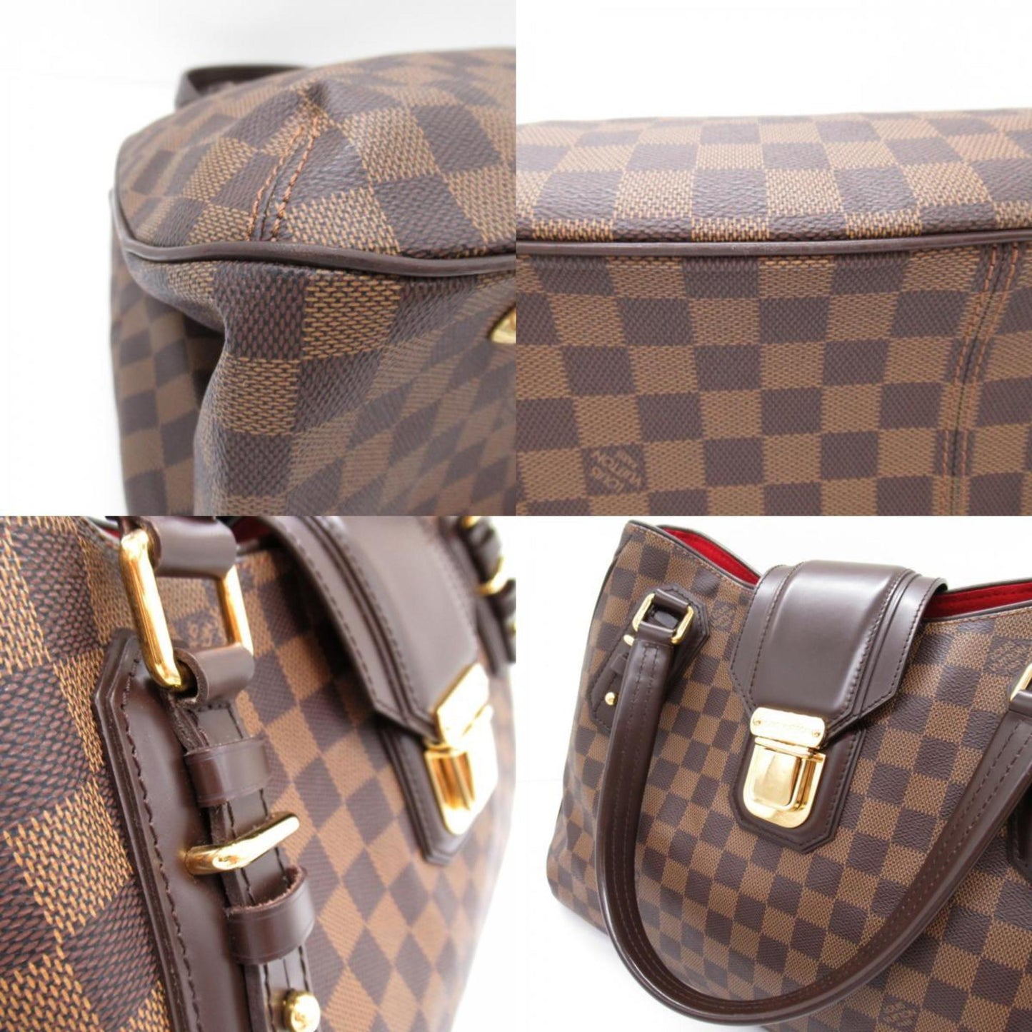 Louis Vuitton Greet, Brown, Canvas, tote