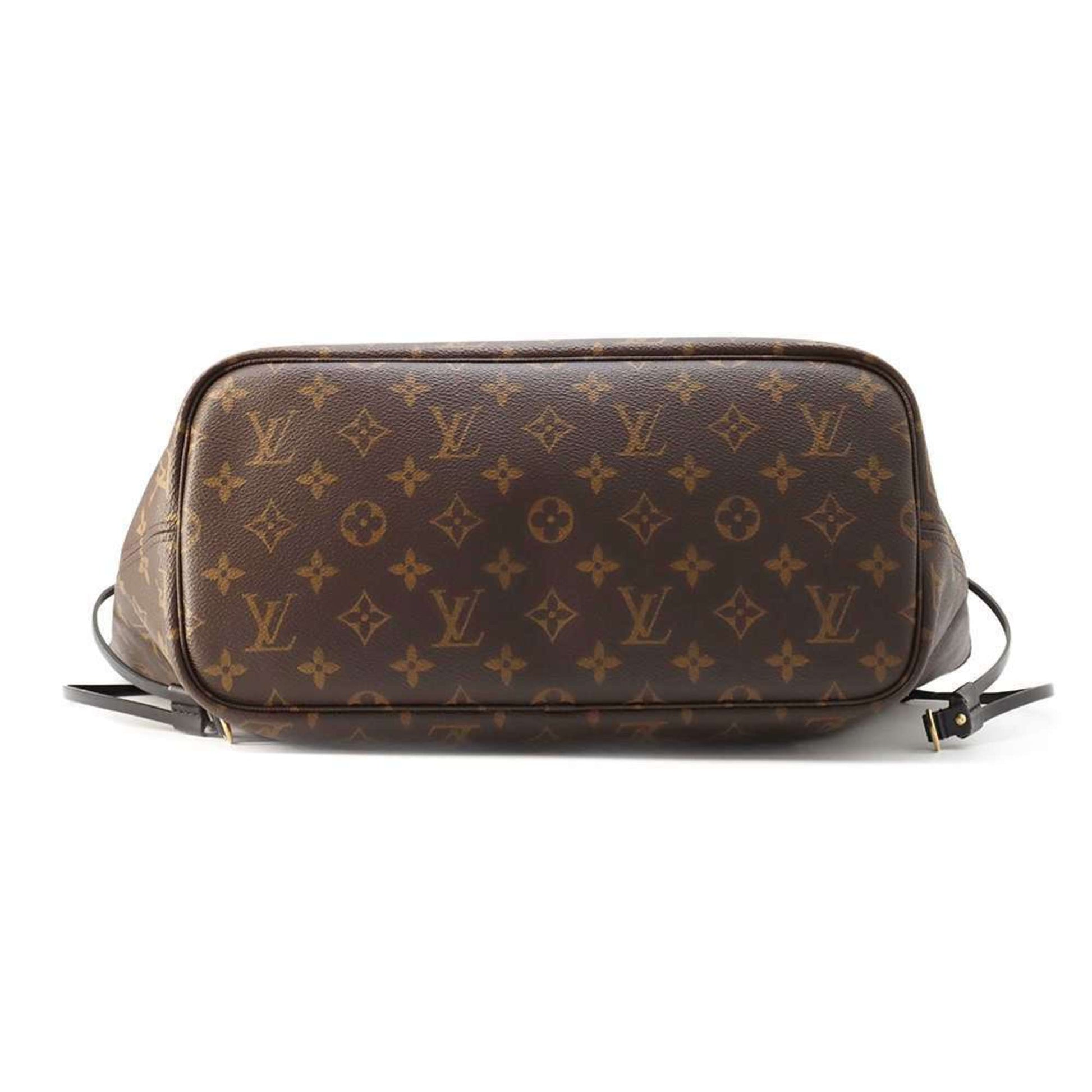 Louis Vuitton Neverfull MM, Brown, Canvas, tote