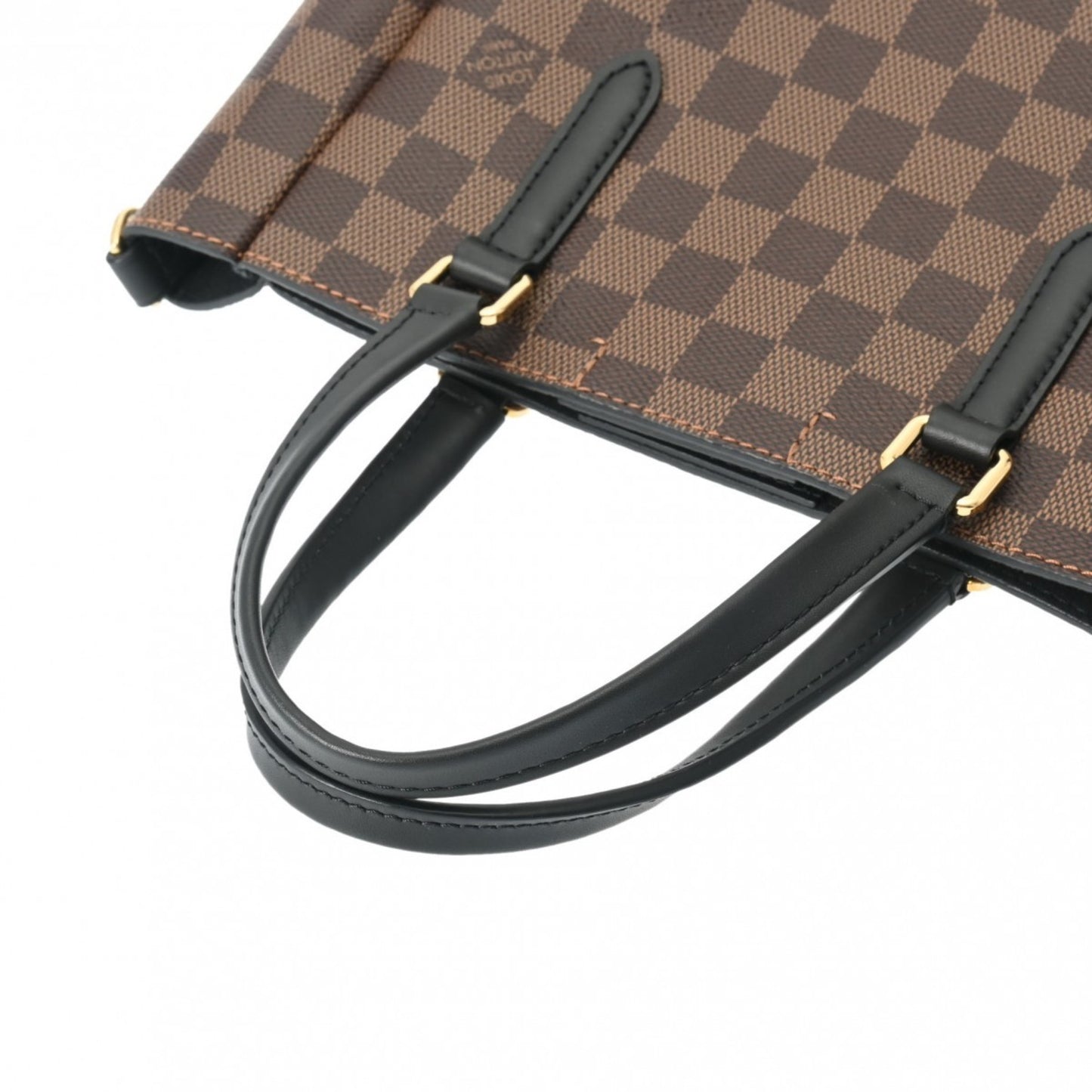 Louis Vuitton BELMONT, Brown, Canvas, handbag