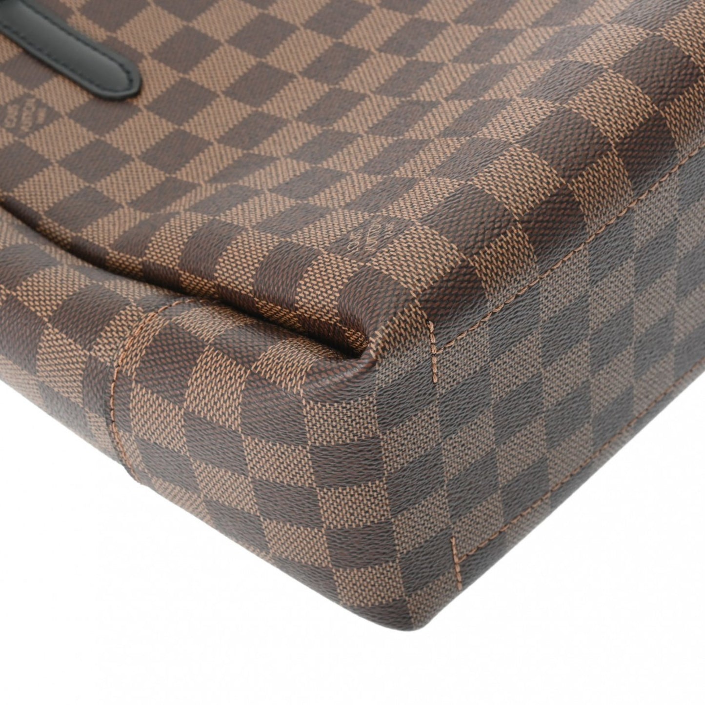 Louis Vuitton BELMONT, Brown, Canvas, handbag