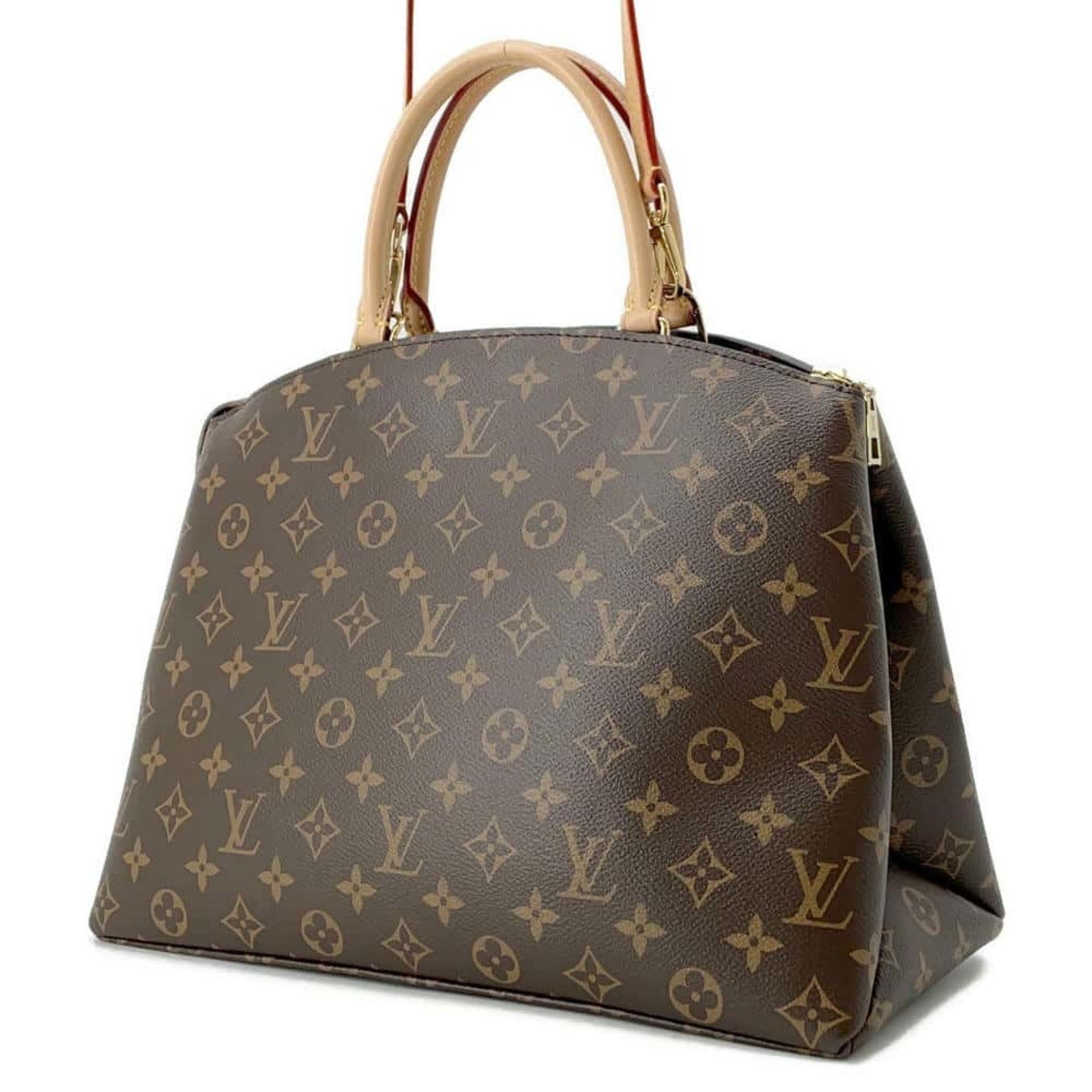 Louis Vuitton Grand palais, Brown, Canvas, handbag