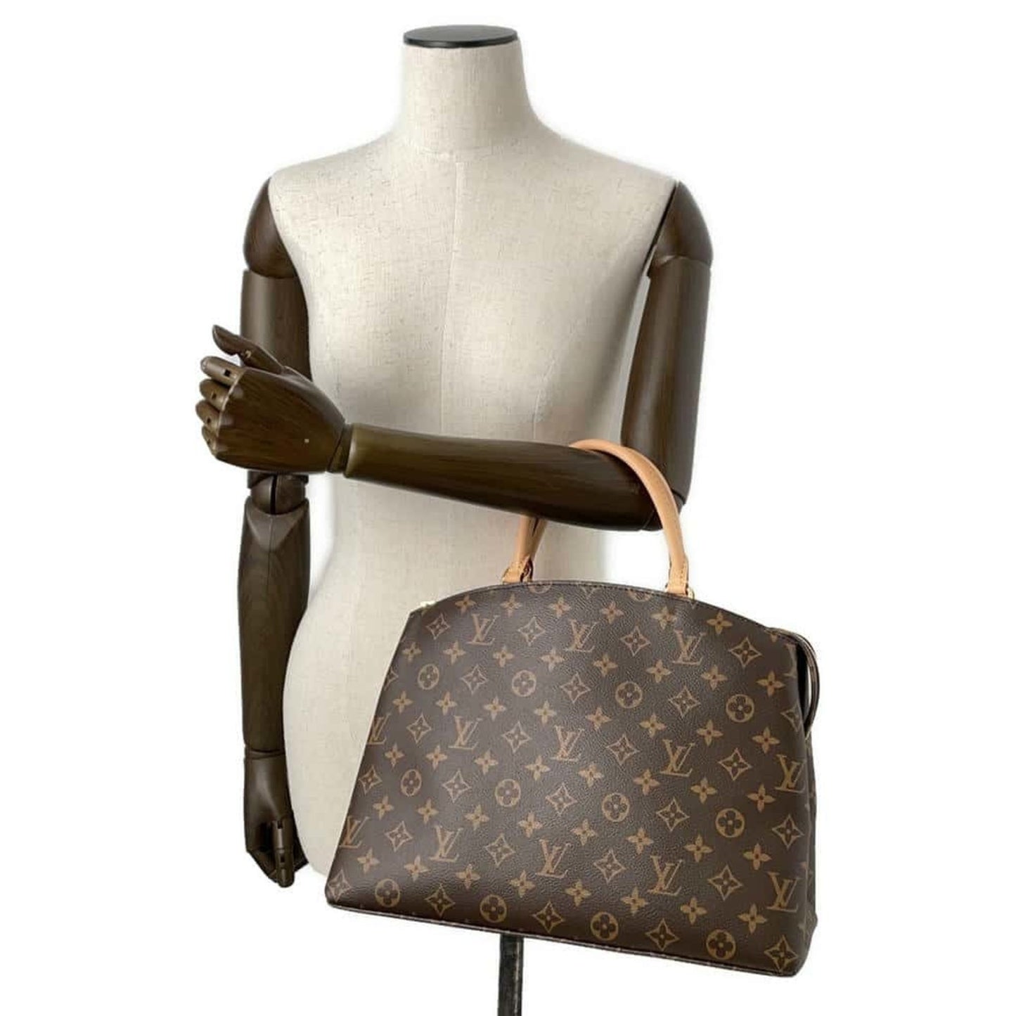 Louis Vuitton Grand palais, Brown, Canvas, handbag