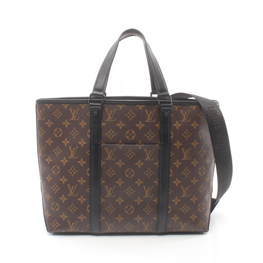 Louis Vuitton Weekend PM, Brown, Canvas, tote