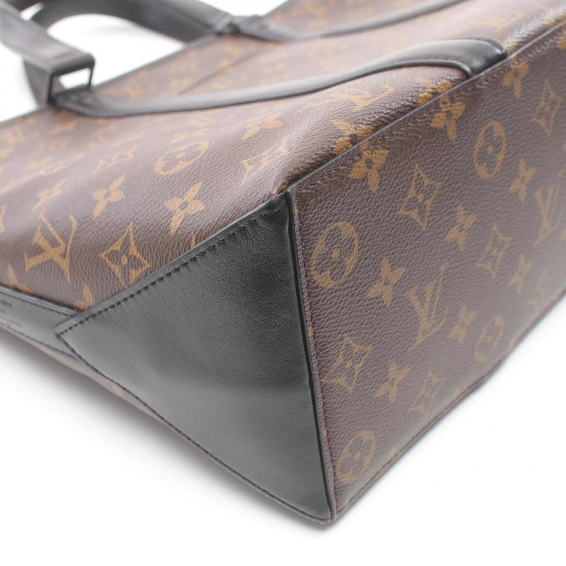 Louis Vuitton Weekend PM, Brown, Canvas, tote