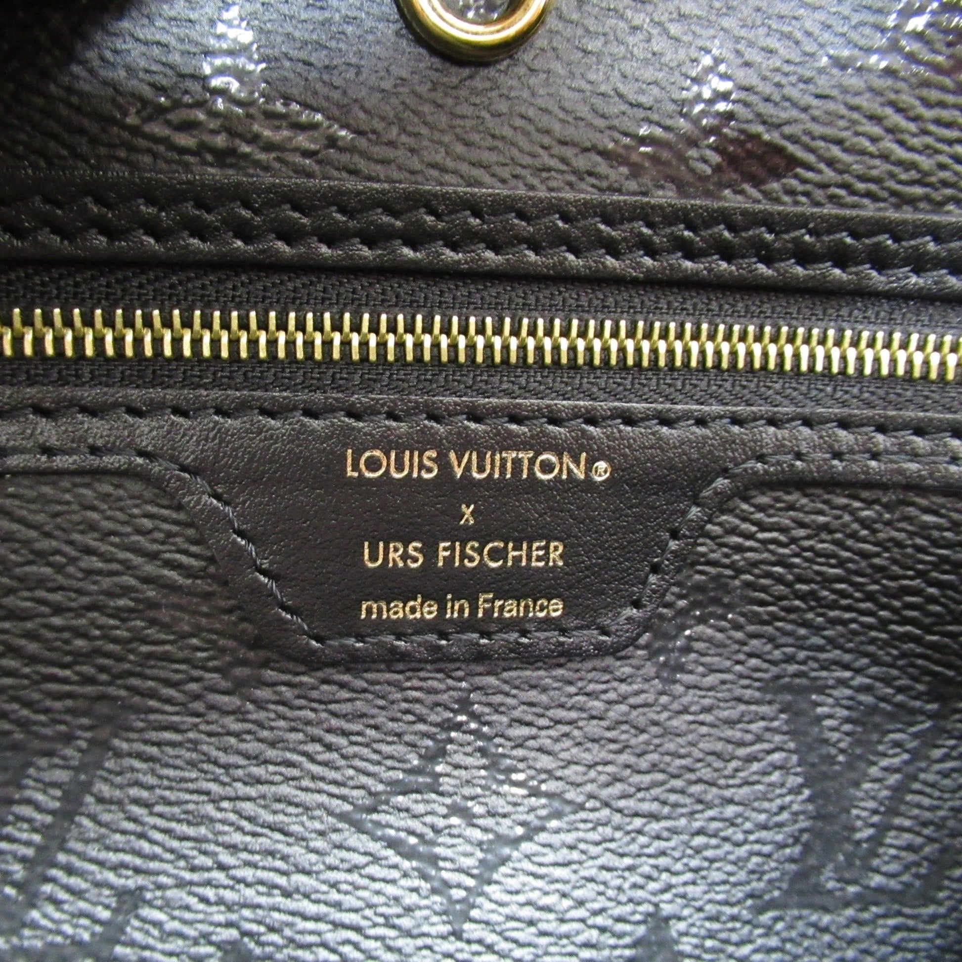 Louis Vuitton Neverfull MM, Red, Leather, tote