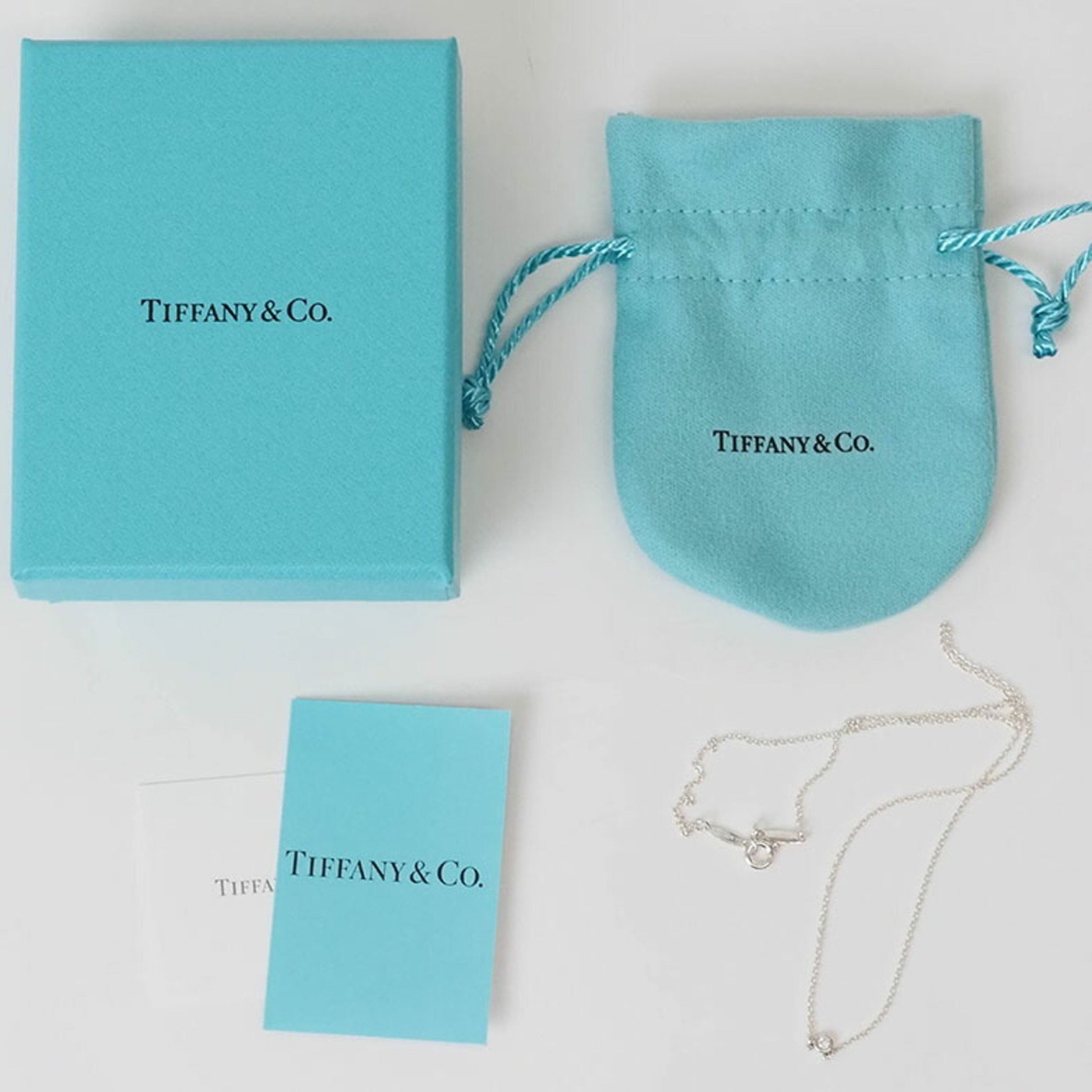 Tiffany & Co By the yard, Silver, Silver, necklace