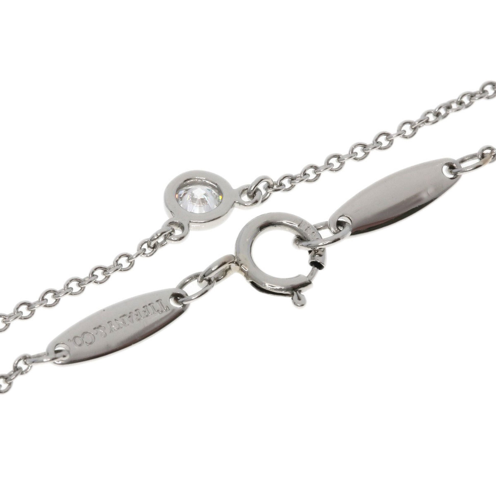 Tiffany & Co By the yard, Silver, Platinum, necklace