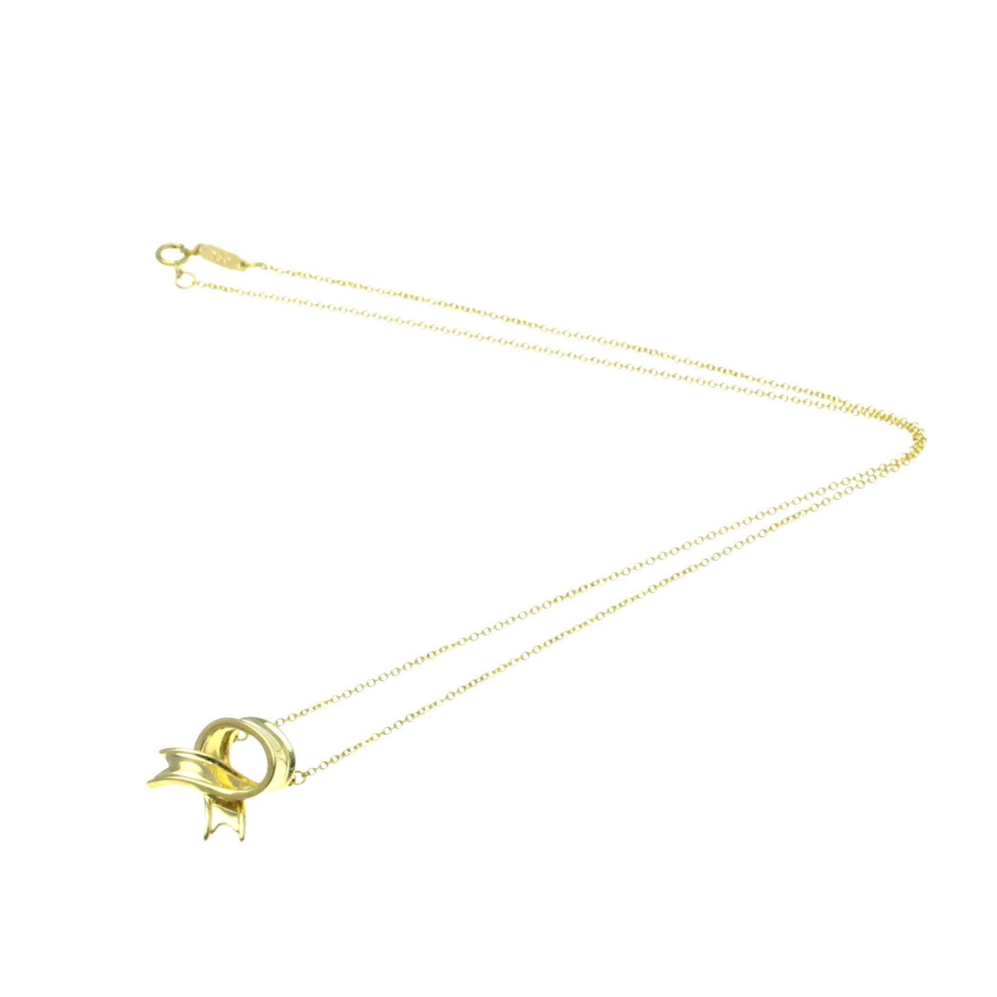 Tiffany & Co Tiffany ribbon, Gold, Yellow Gold, necklace