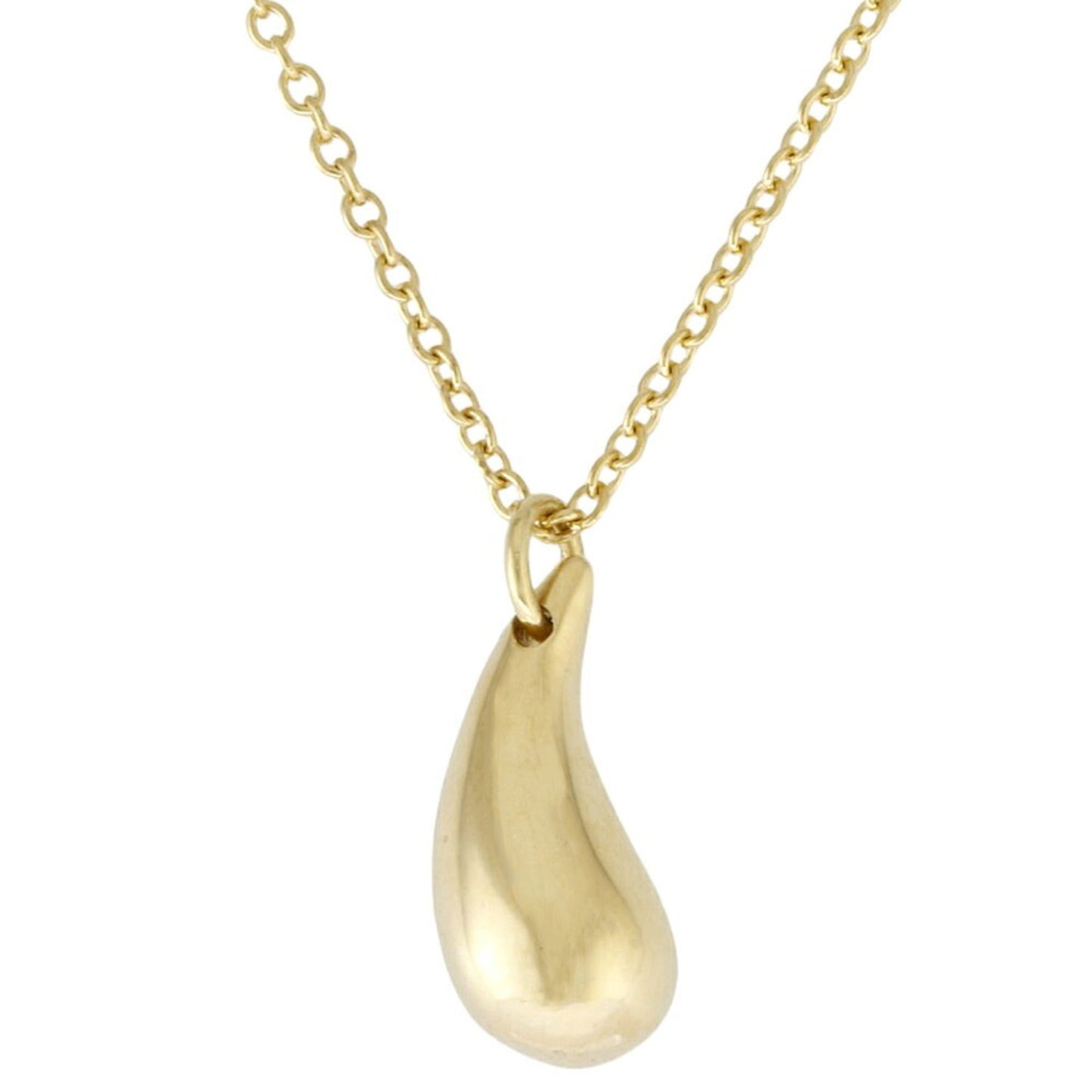 Tiffany & Co Teardrop, Gold, Yellow Gold, necklace