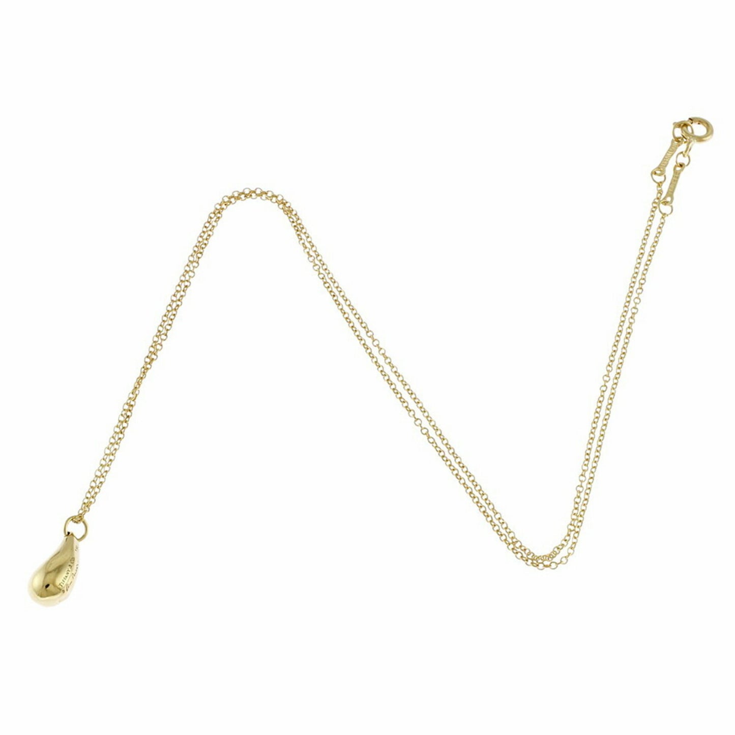 Tiffany & Co Teardrop, Gold, Yellow Gold, necklace