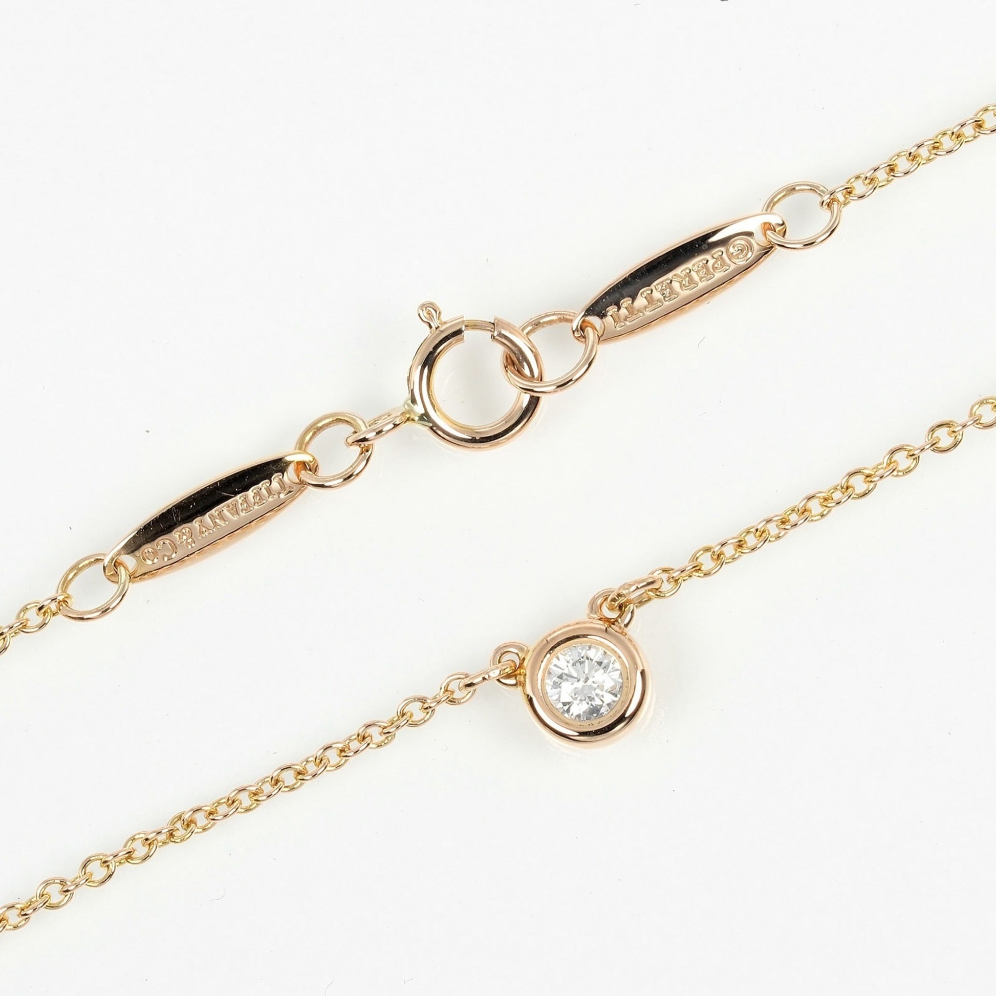 Tiffany & Co By the yard, Gold, Rose Gold, necklace