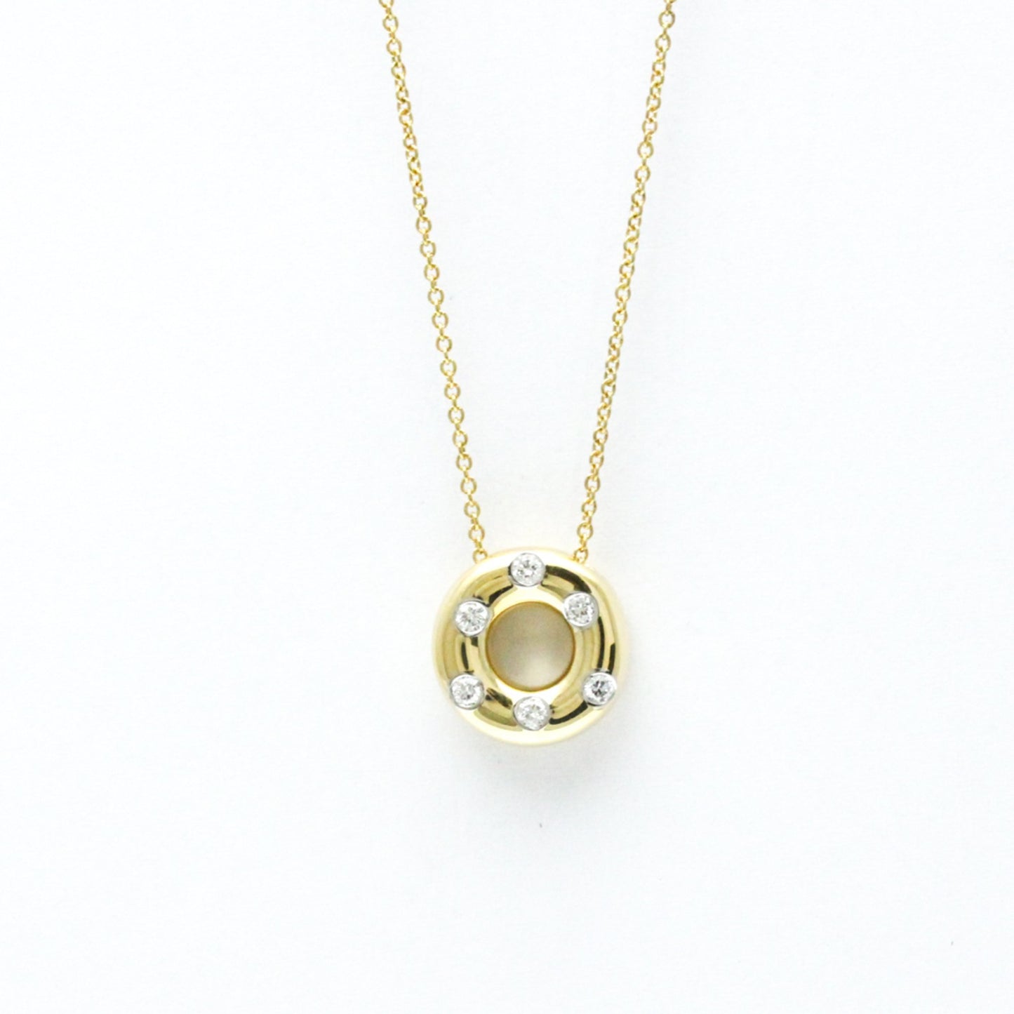 Tiffany & Co Dots, Gold, Yellow Gold, necklace